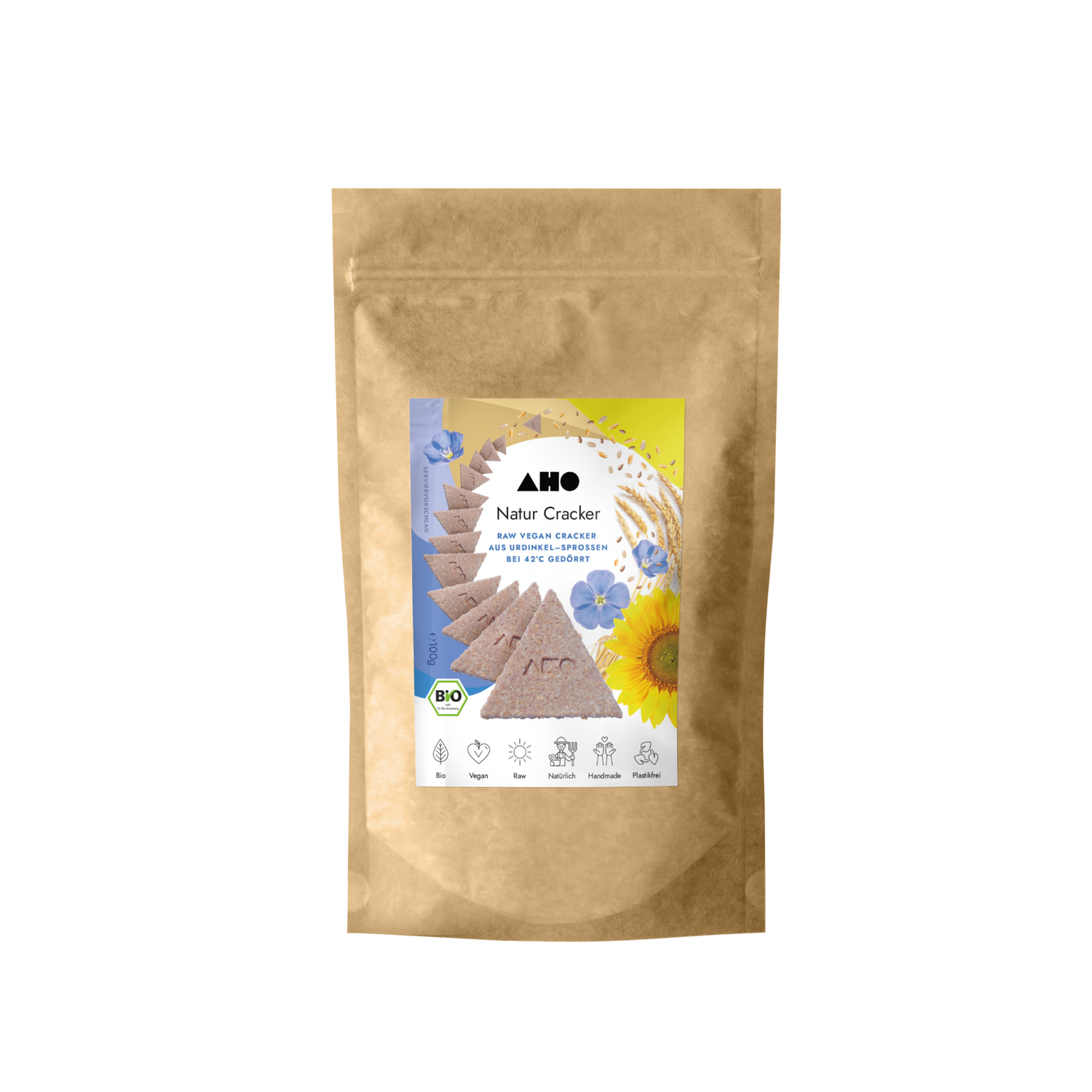 Packung AHO Natur Cracker