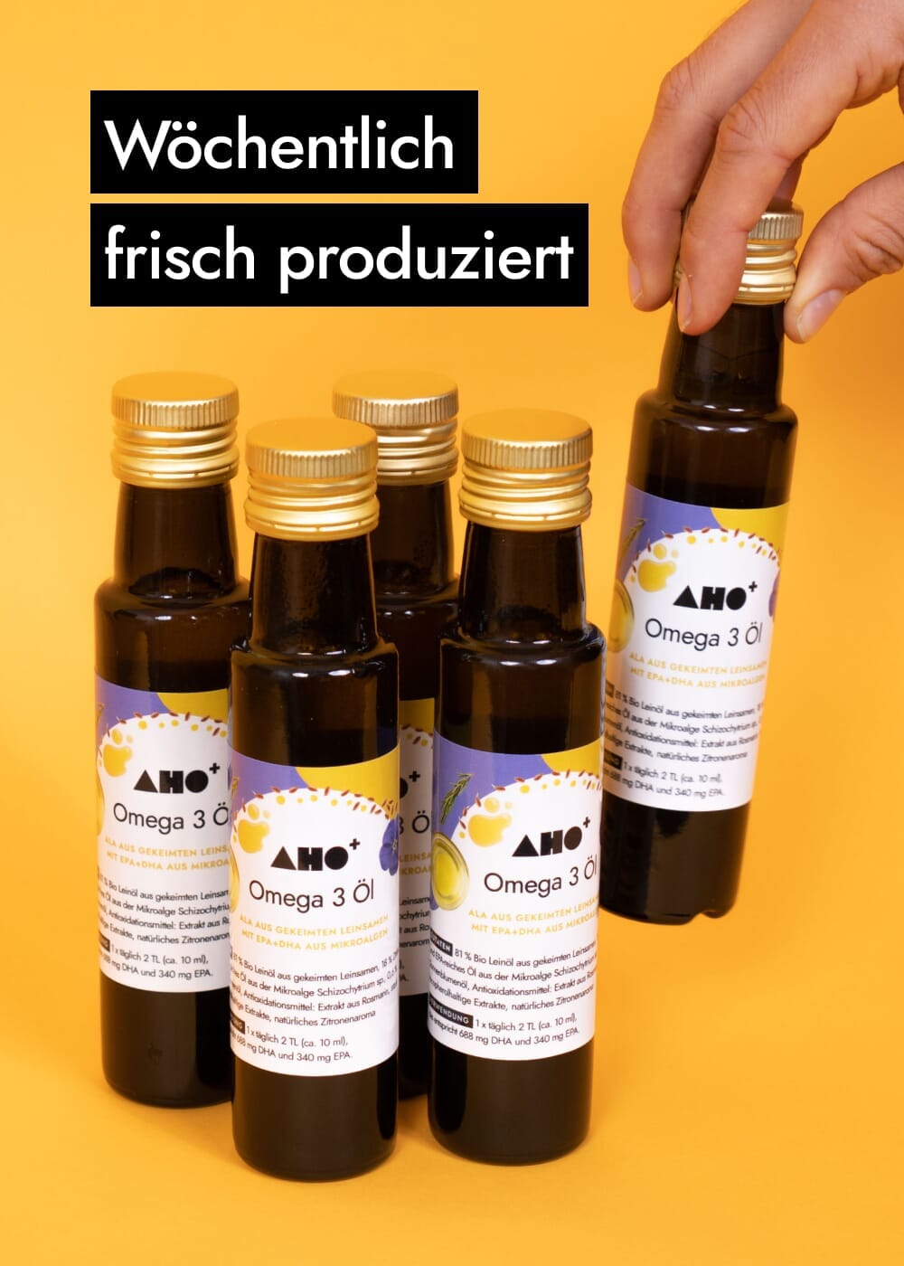 AHO Omega 3 Öl Nahrungsergänzung AHO.BIO GmbH