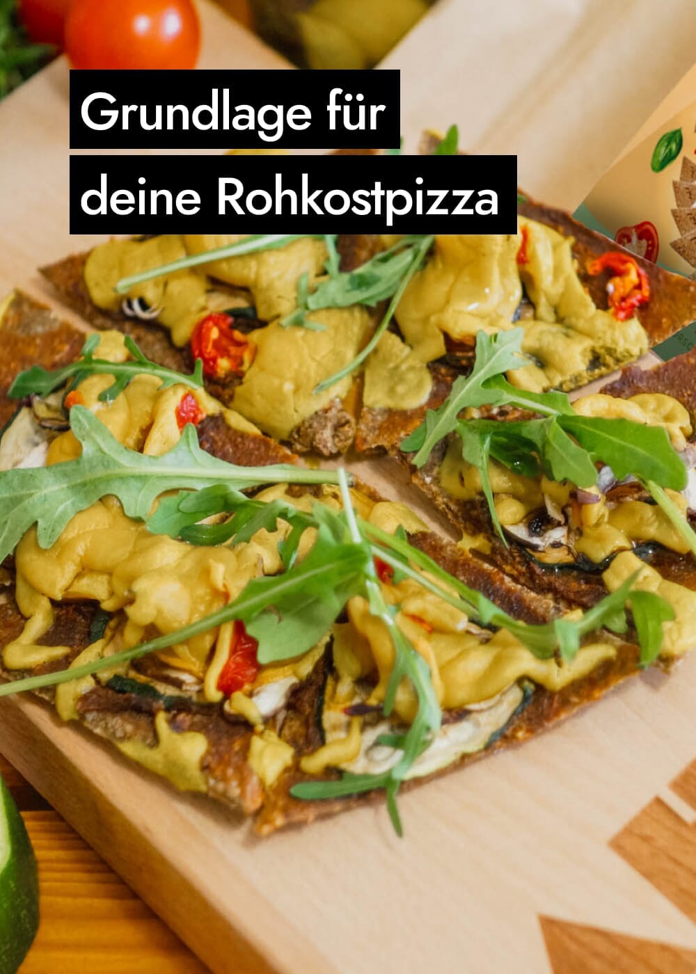AHO Pizza Cracker 2.0 Raw Vegan Cracker AHO.BIO GmbH