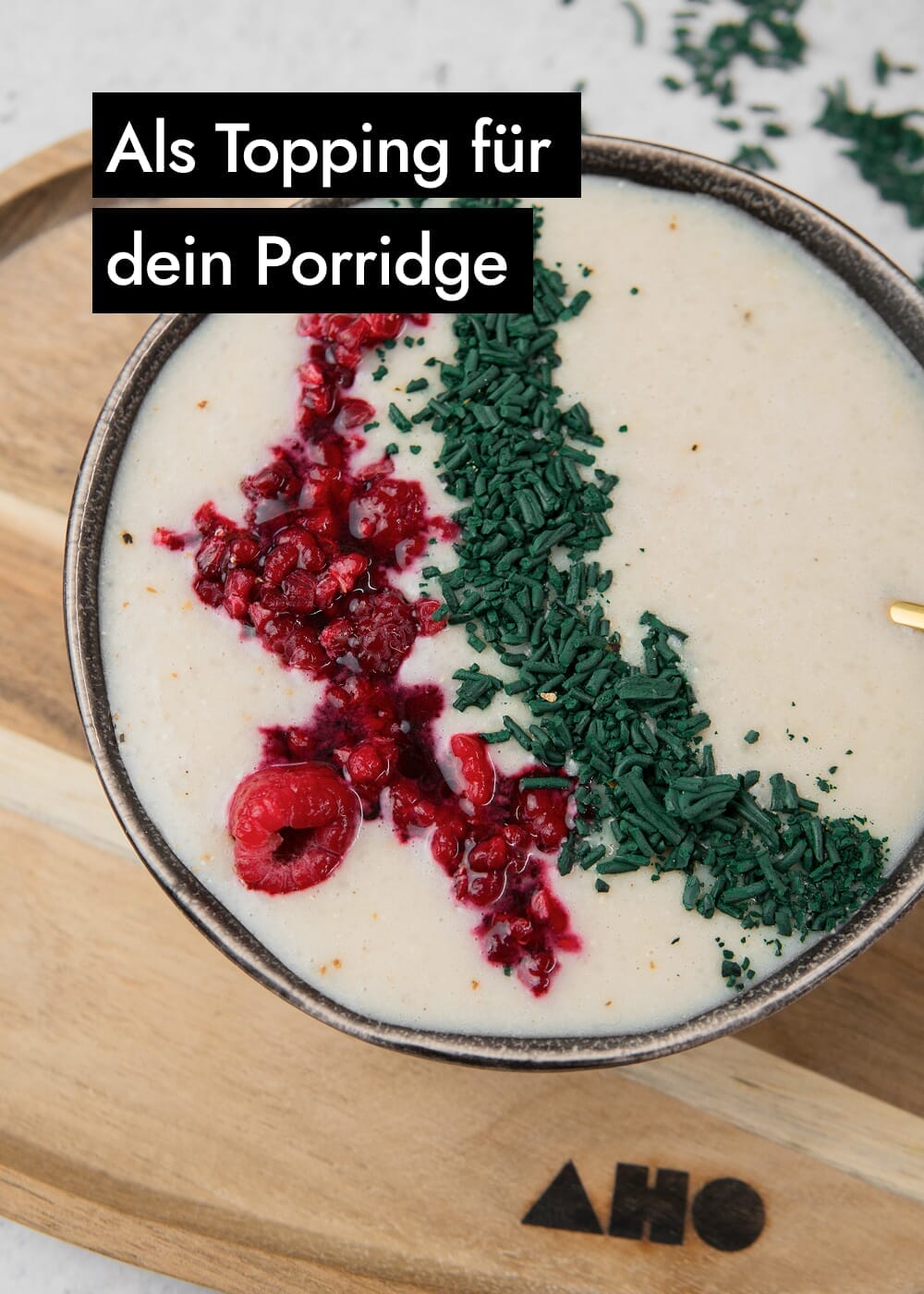 AHO Spirulina Streusel Raw Vegan Granola AHO.BIO GmbH