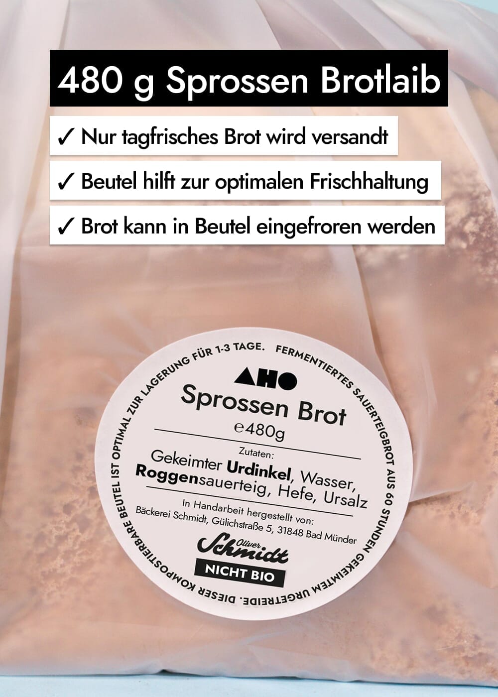 AHO Sprossen Brot Getreide AHO.BIO GmbH