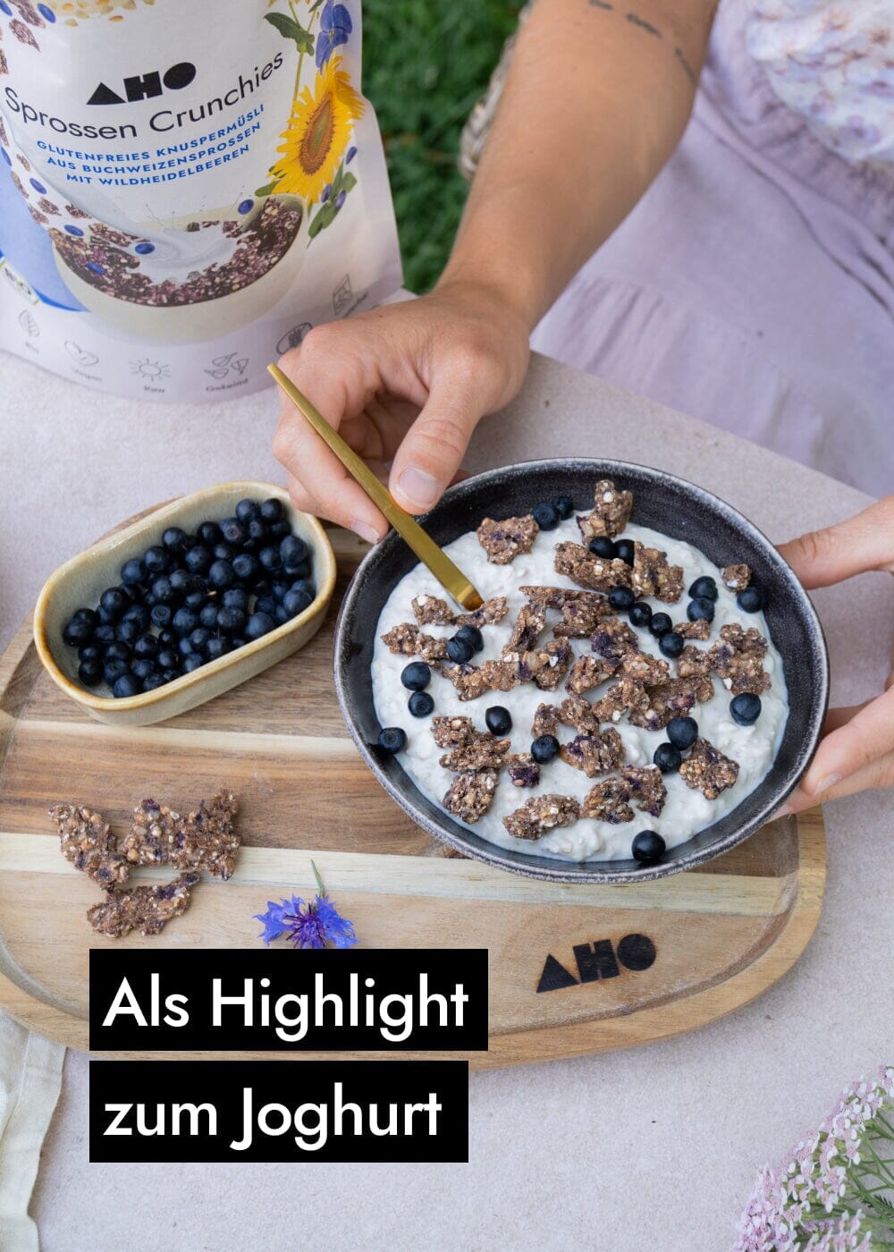 AHO Sprossen Crunchies Raw Vegan Granola AHO.BIO GmbH
