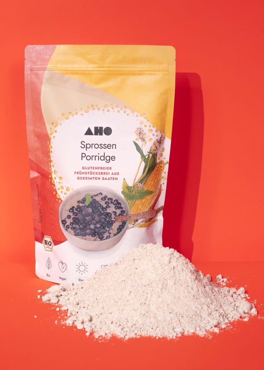 AHO Sprossen Porridge Raw Vegan Granola AHO.BIO GmbH