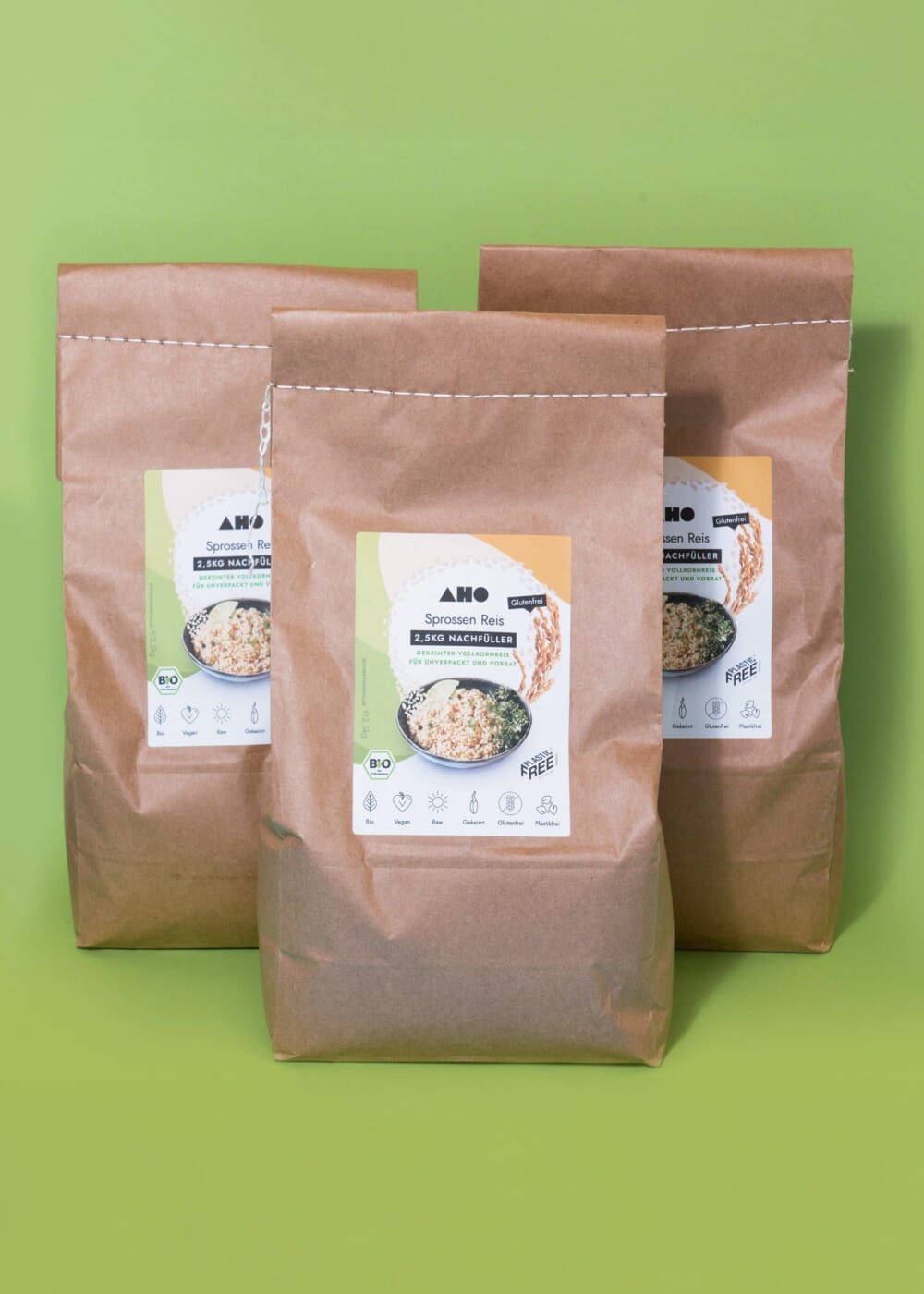 AHO Sprossen Reis Getreide AHO.BIO GmbH 7,5kg Vorrat