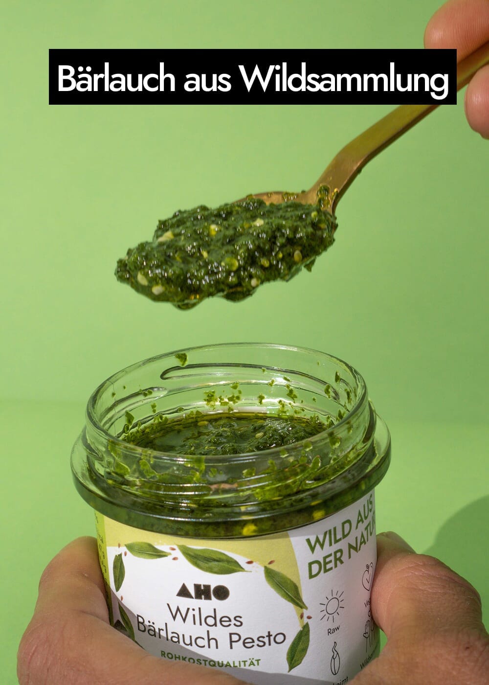 AHO Wildes Bärlauch Pesto Nüsse AHO.BIO GmbH