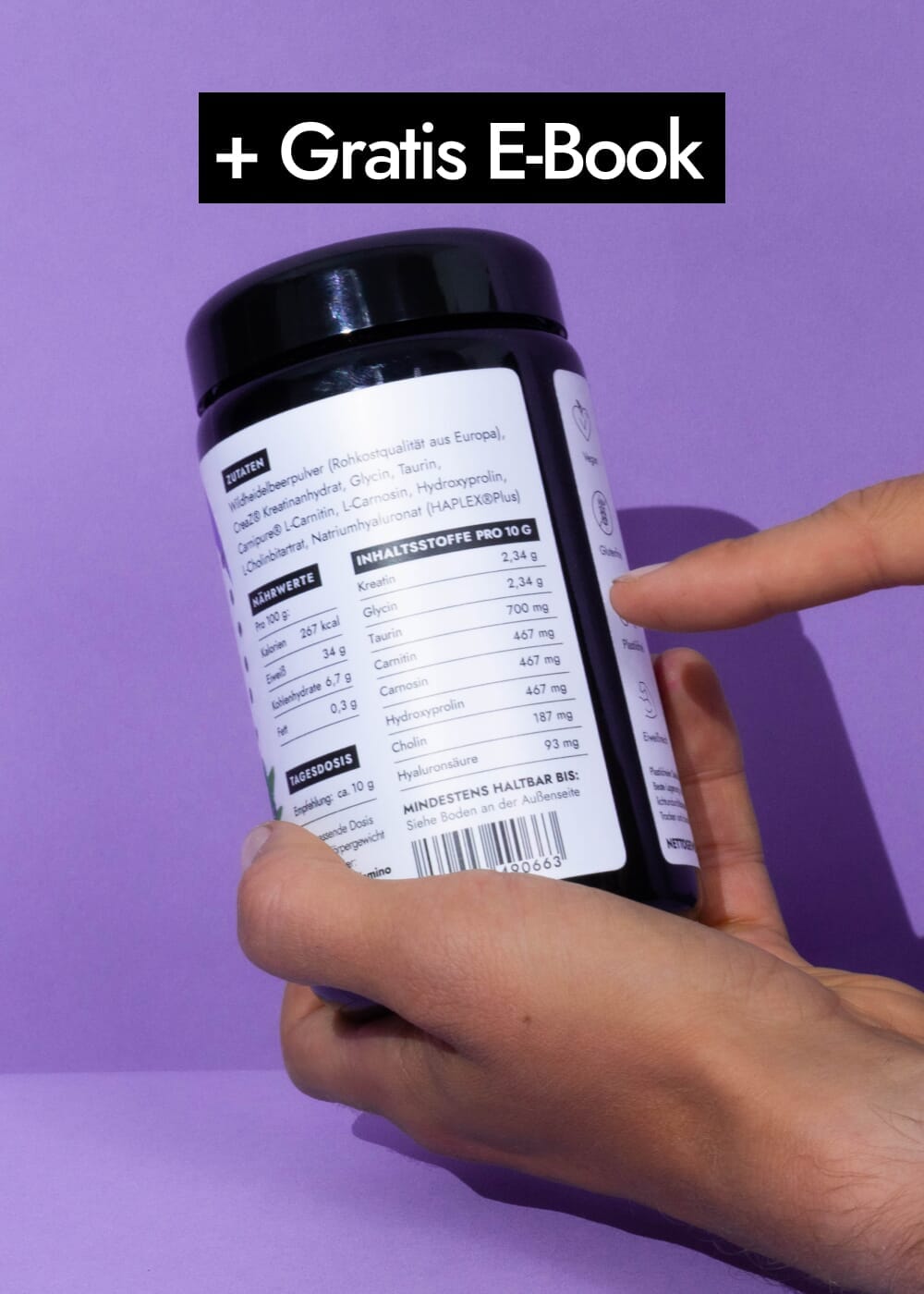 AHO Wildheidelbeer Amino Drink Nahrungsergänzung AHO.BIO GmbH