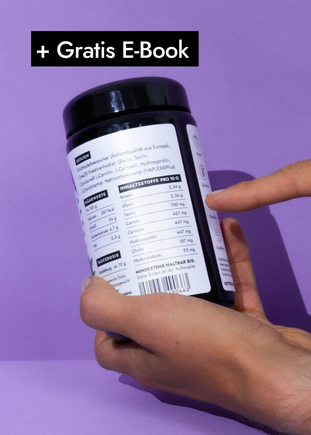 AHO Wildheidelbeer Amino Drink Nahrungsergänzung AHO.BIO GmbH