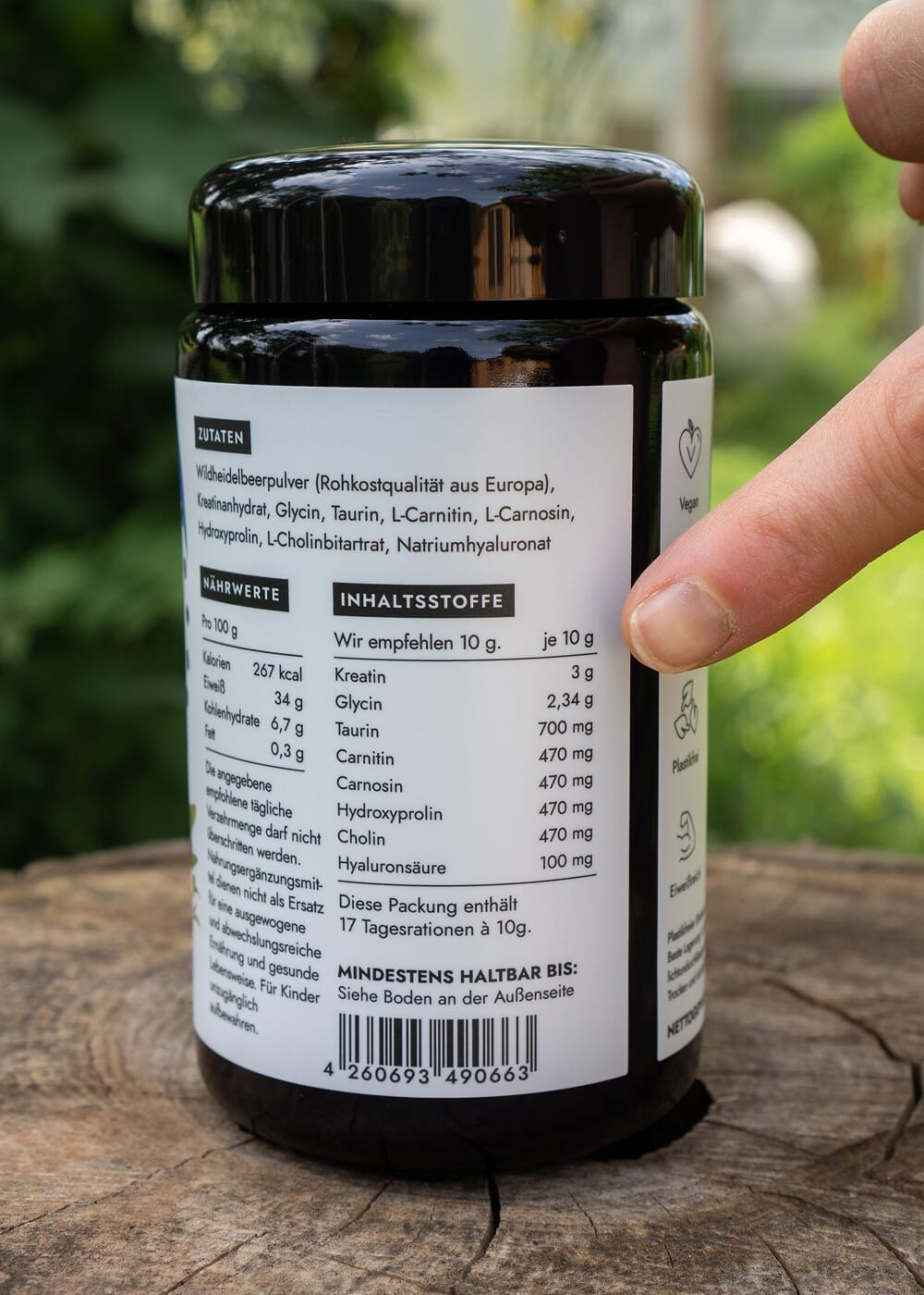 AHO Wildheidelbeer Amino Drink Nahrungsergänzung AHO.BIO GmbH