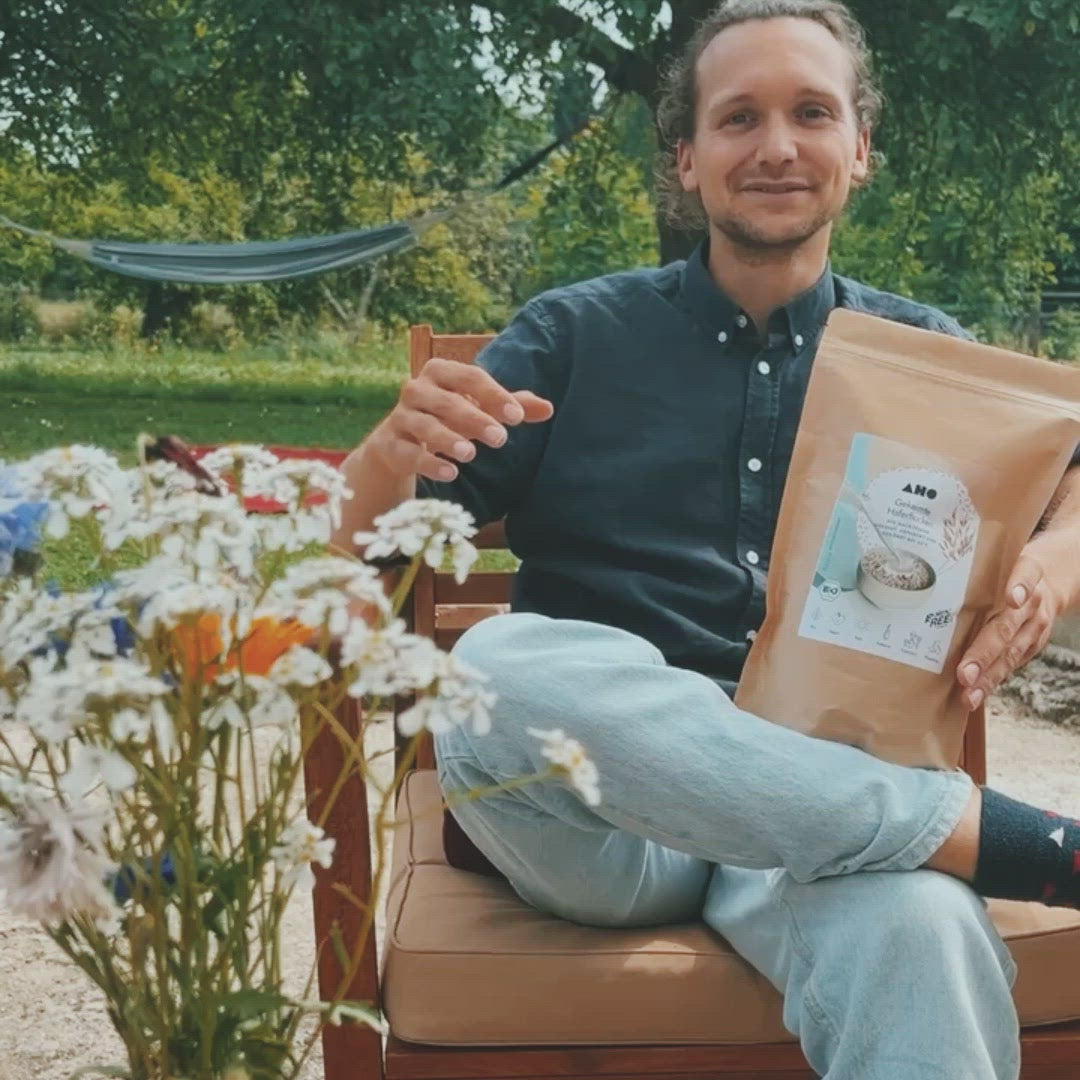 Gekeimte Haferflocken präsentiert von Jannis