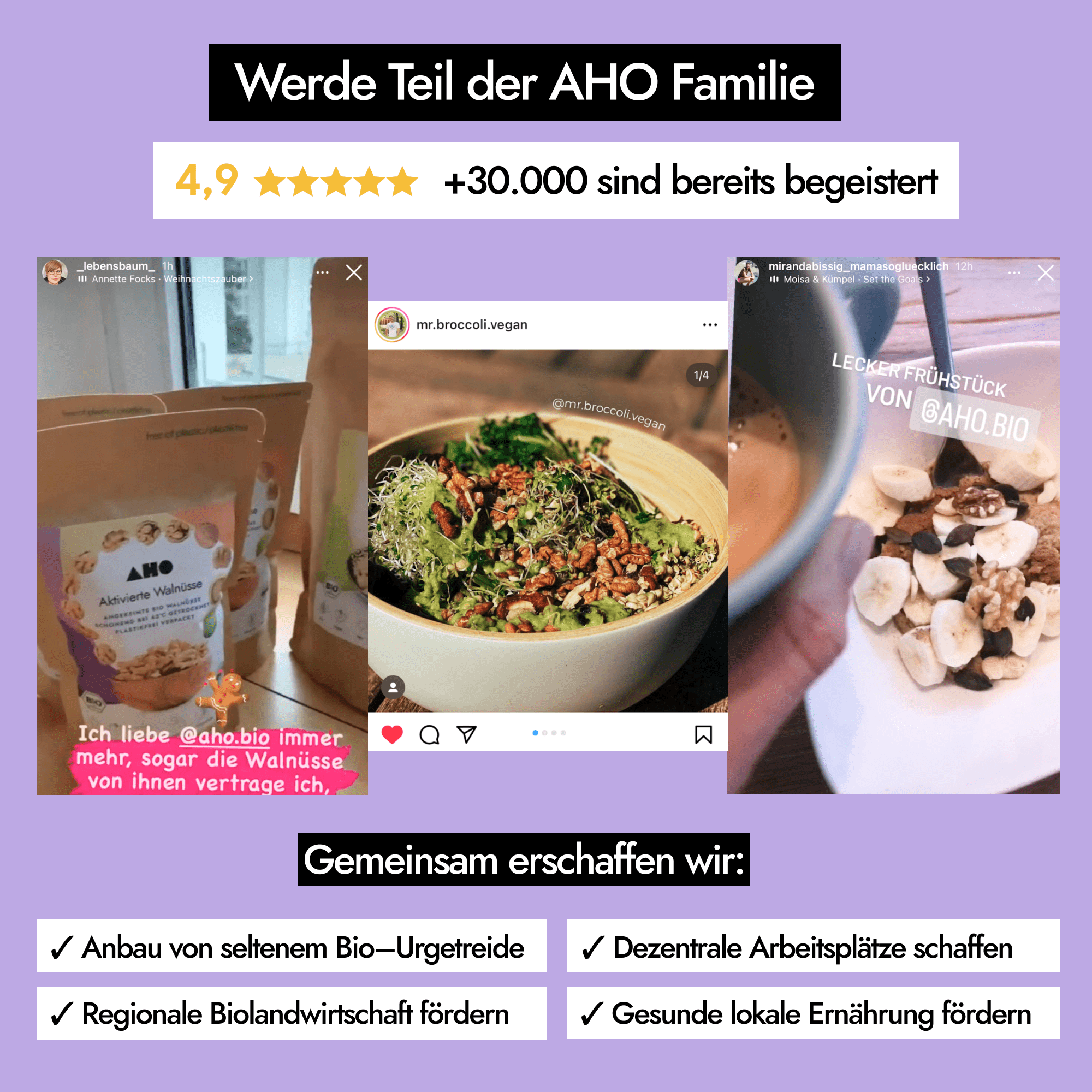 AHO Aktivierte Walnüsse Nüsse AHO.BIO GmbH