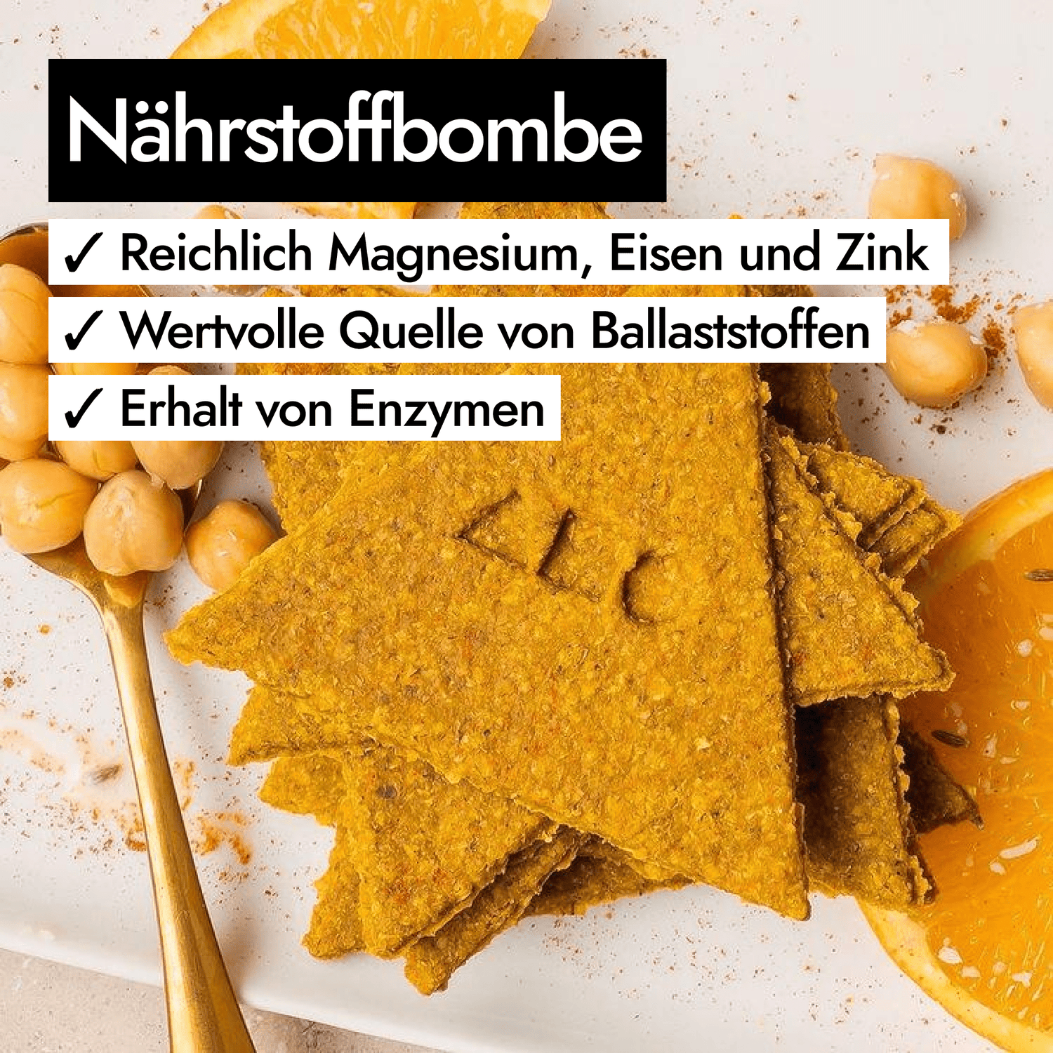 AHO Curry Cracker 2.0 Raw Vegan Cracker AHO.BIO GmbH