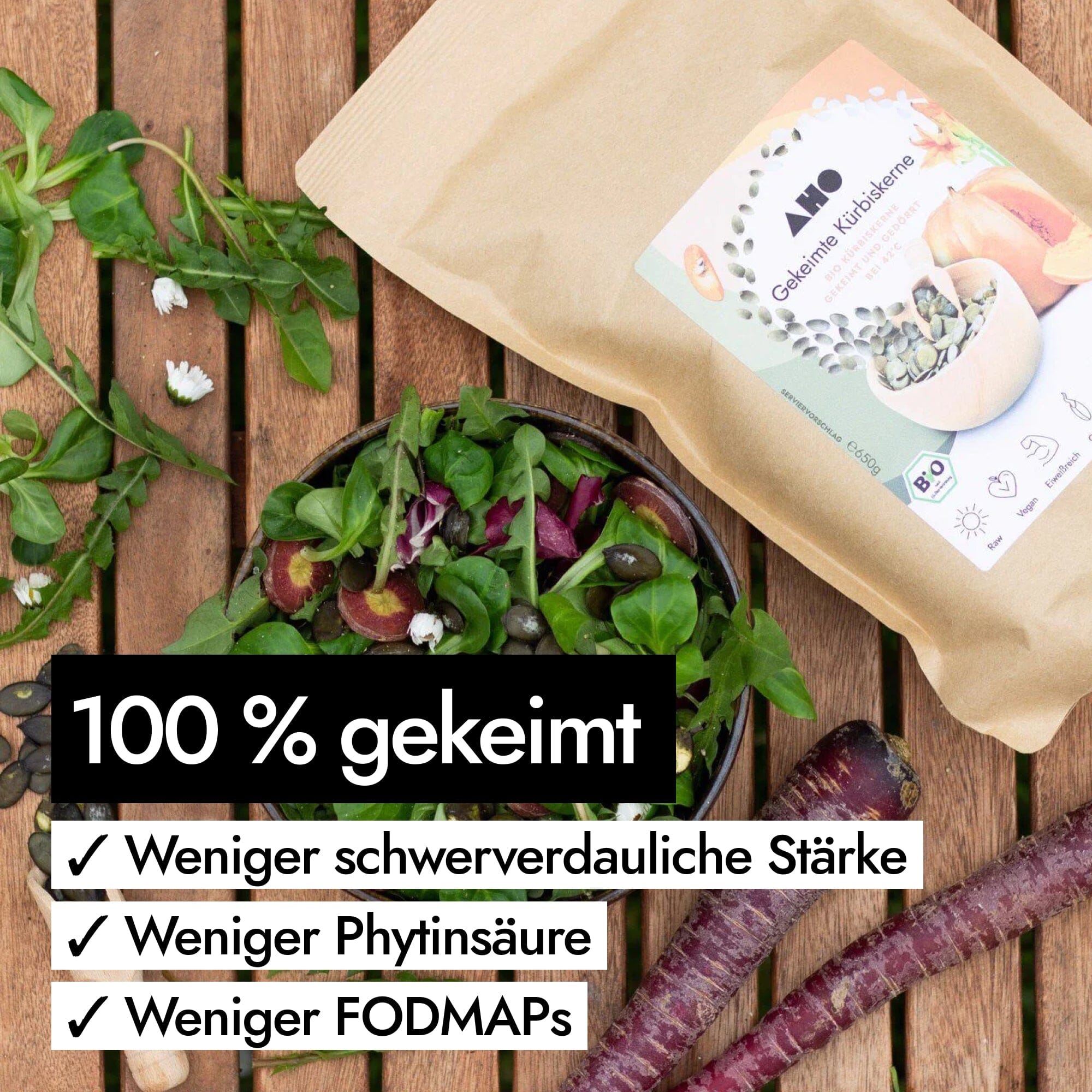 AHO Gekeimte Kürbiskerne Ölsaaten AHO.BIO GmbH