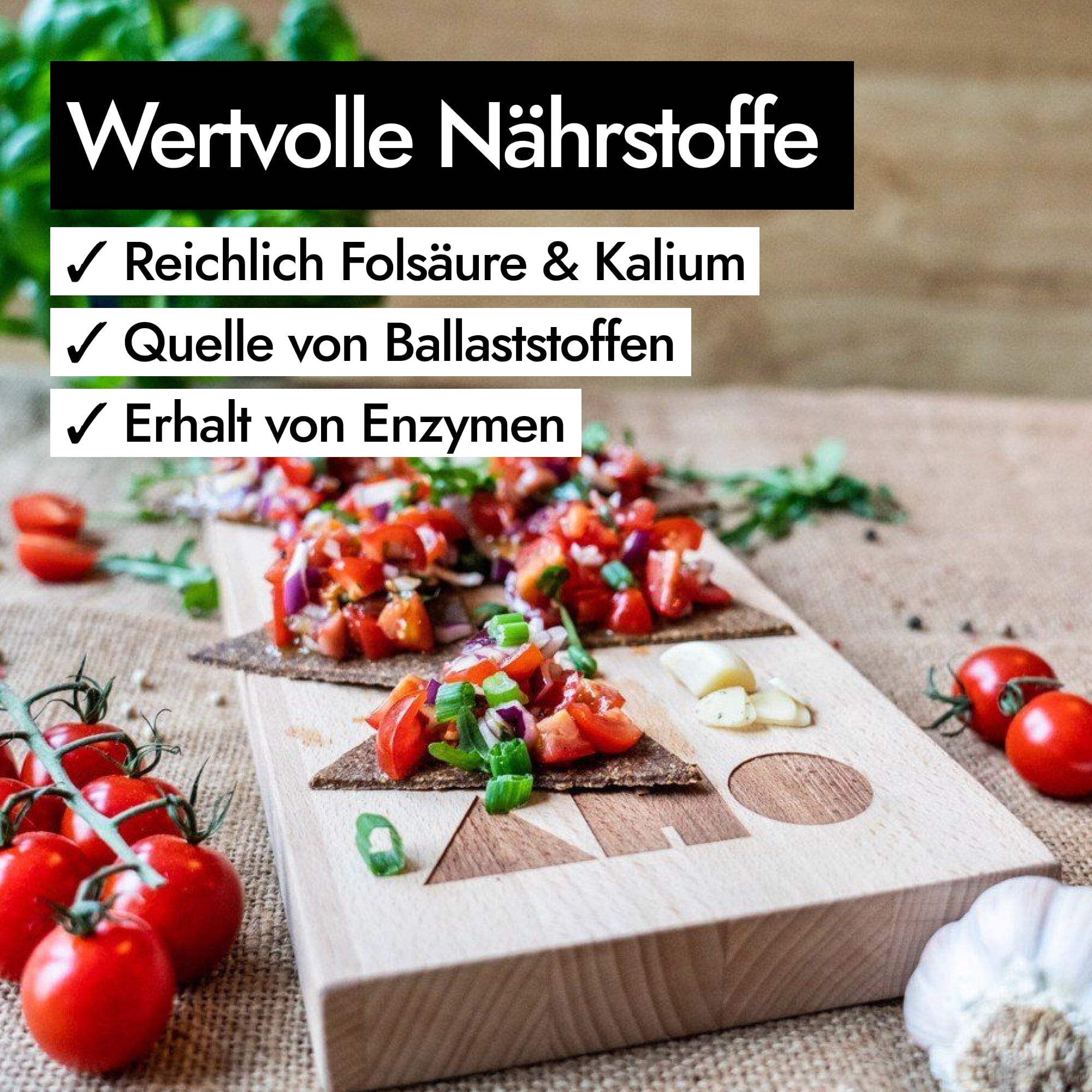 AHO Pizza Cracker 2.0 Raw Vegan Cracker AHO.BIO GmbH