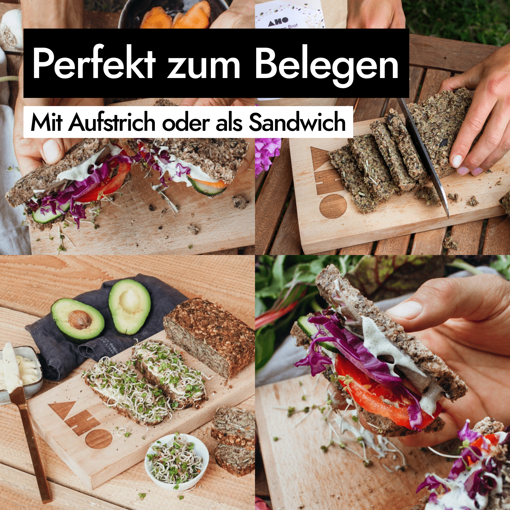 AHO Sprossen Brot Backmischung Getreide AHO.BIO GmbH