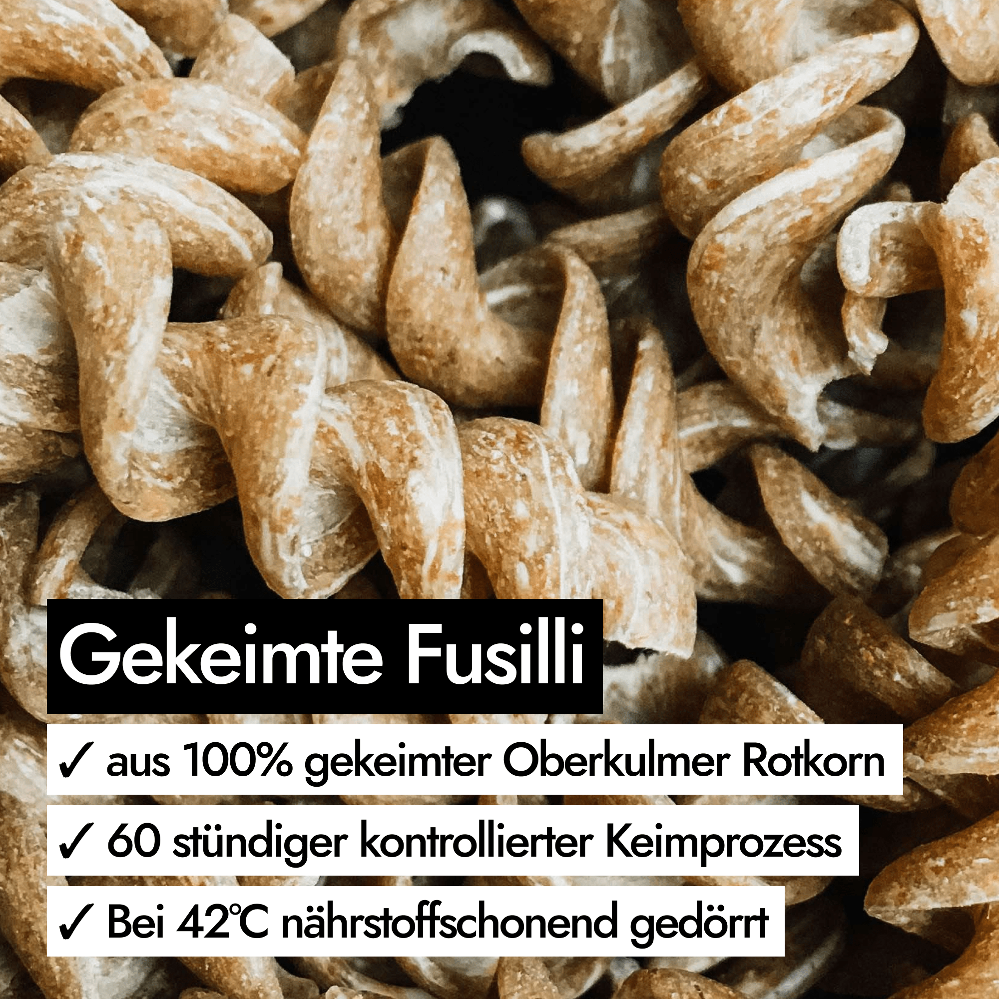 AHO Urdinkelsprossen Pasta Raw Vegan Pasta AHO.BIO GmbH
