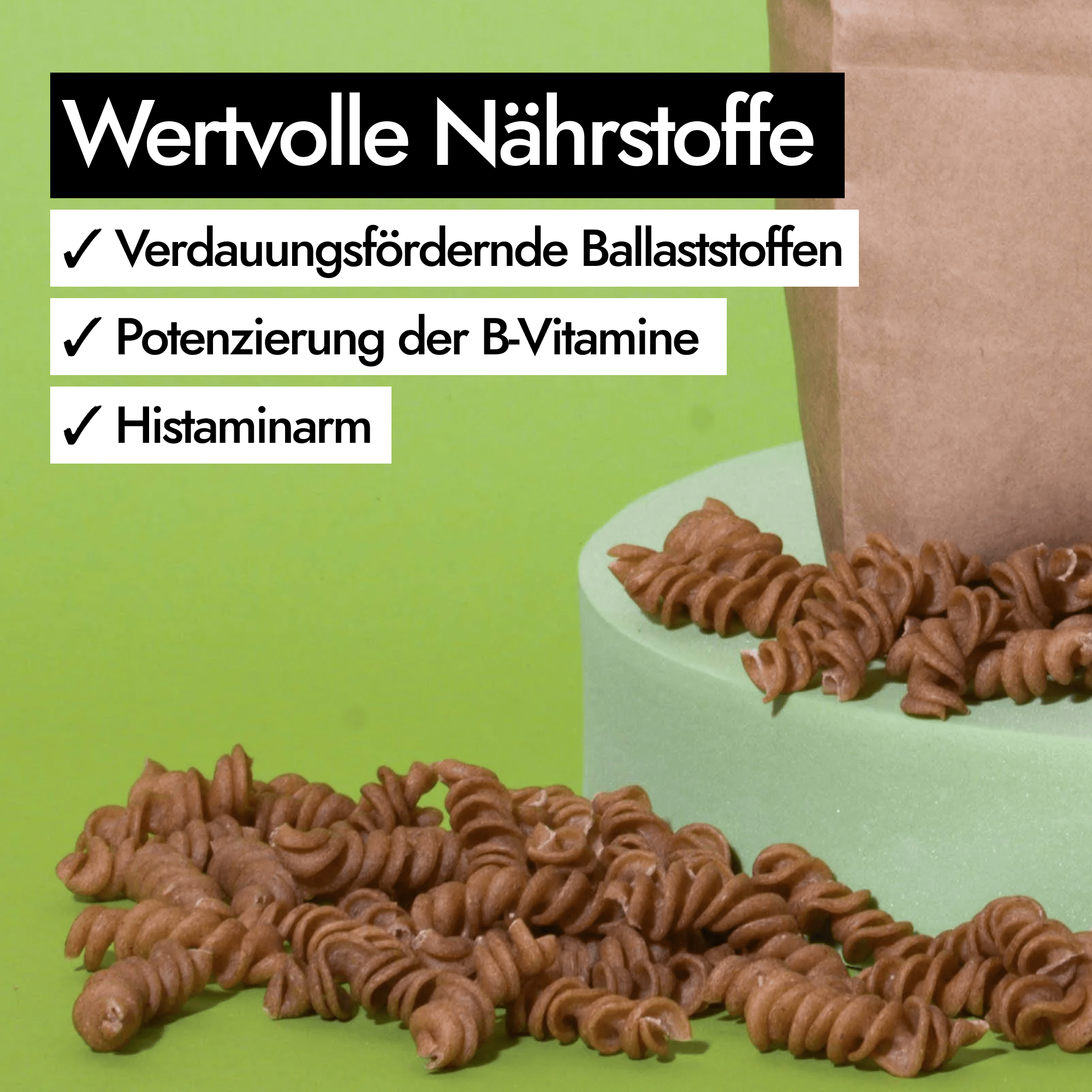 AHO Urdinkelsprossen Pasta Raw Vegan Pasta AHO.BIO GmbH