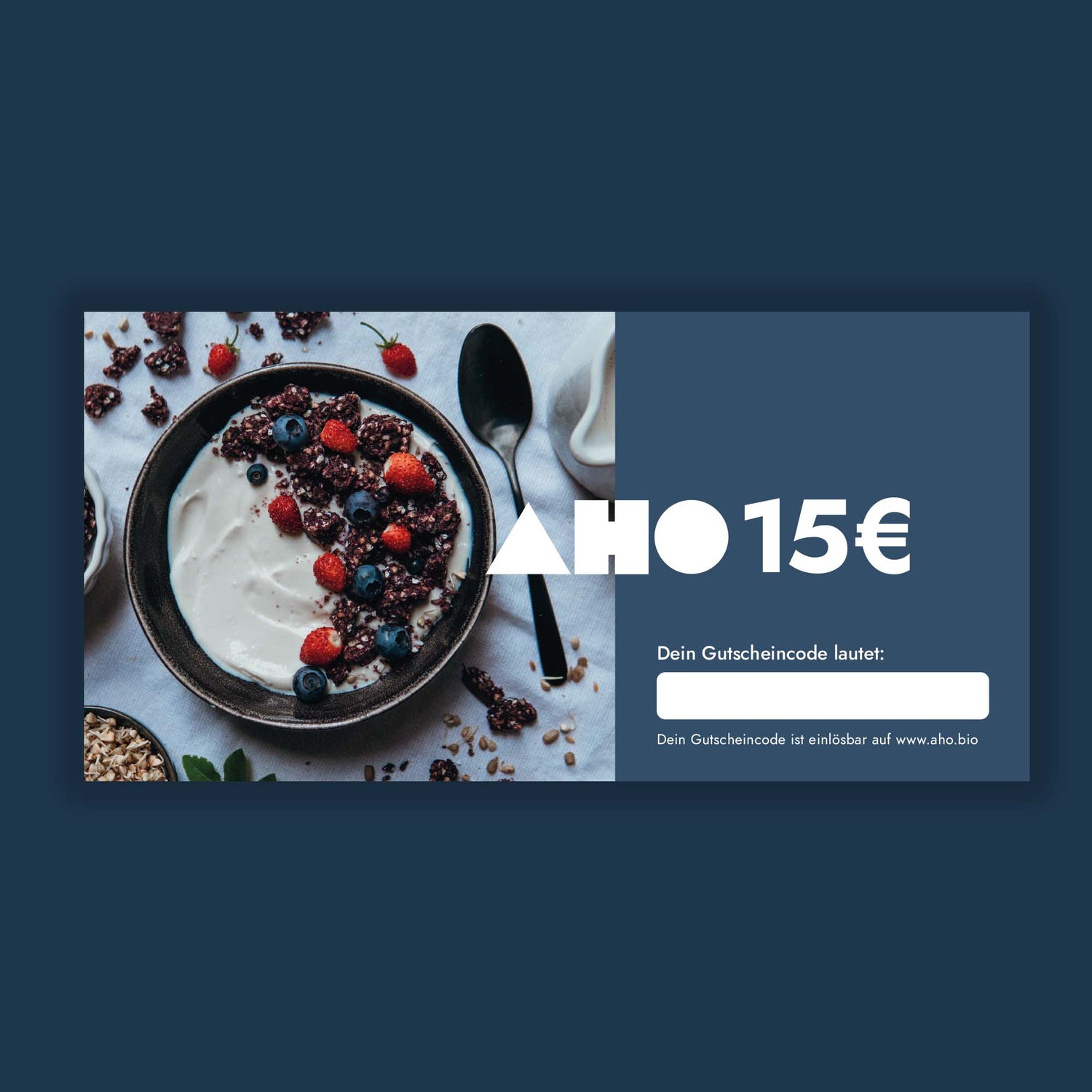 Geschenkgutschein Geschenkgutschein AHO.BIO GmbH 15,00 €