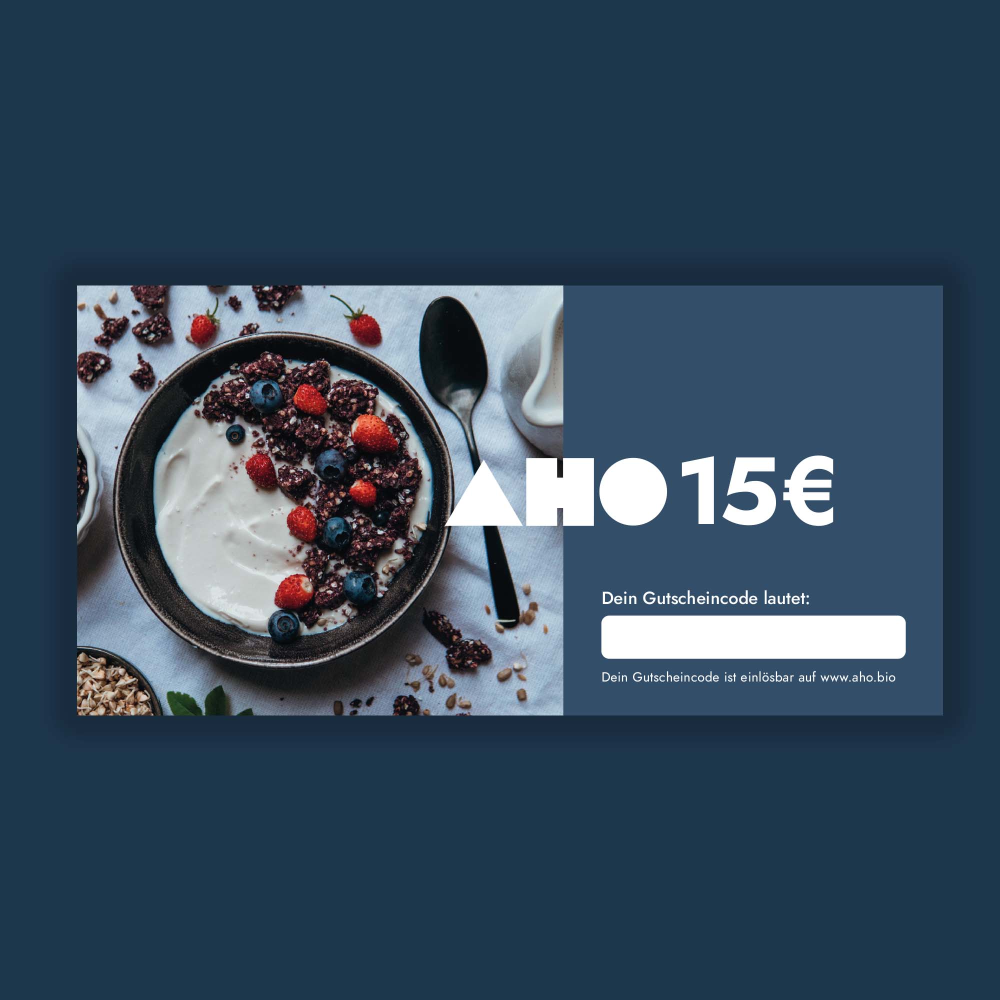 Geschenkgutschein Geschenkgutschein AHO.BIO GmbH 15,00 €