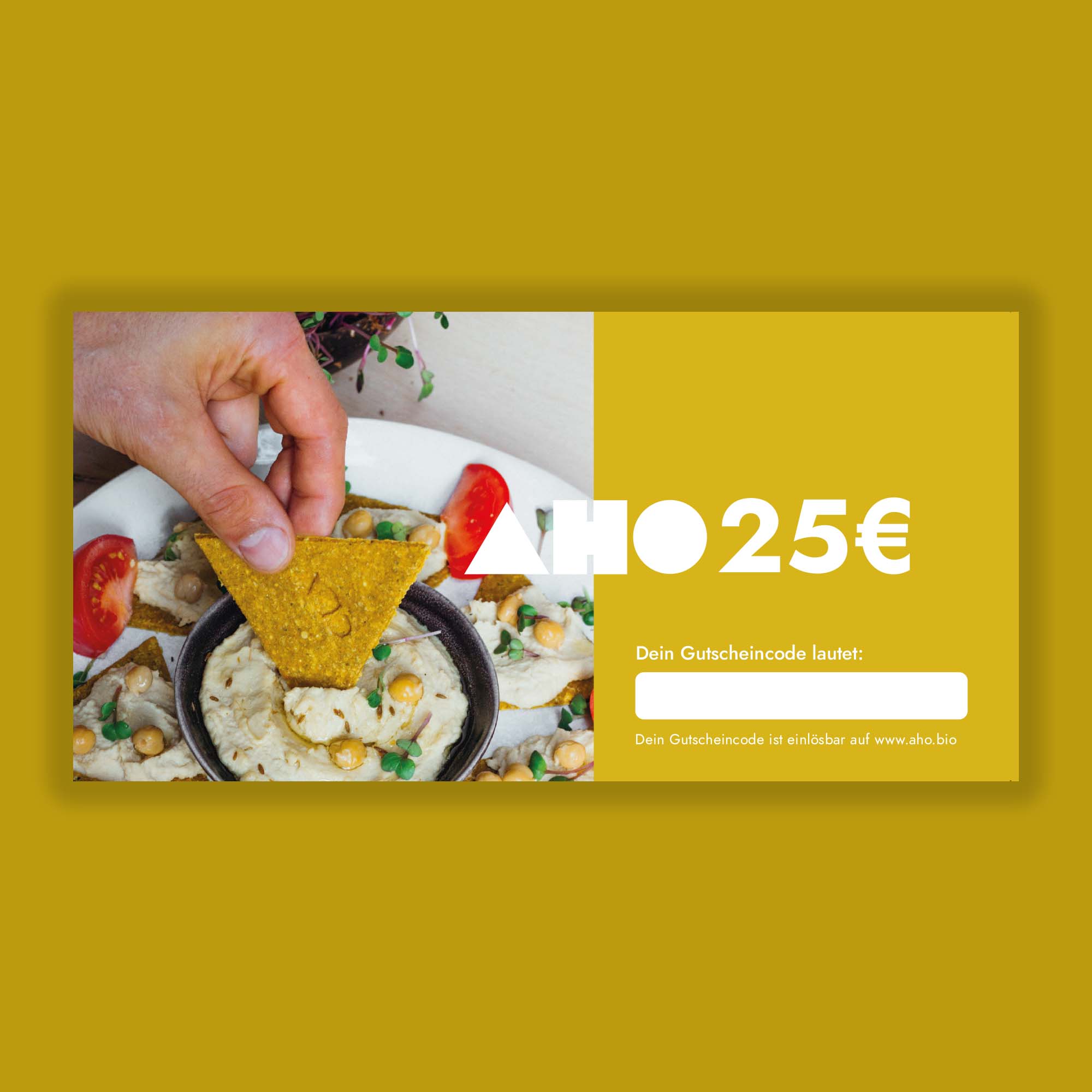 Geschenkgutschein Geschenkgutschein AHO.BIO GmbH 25,00 €