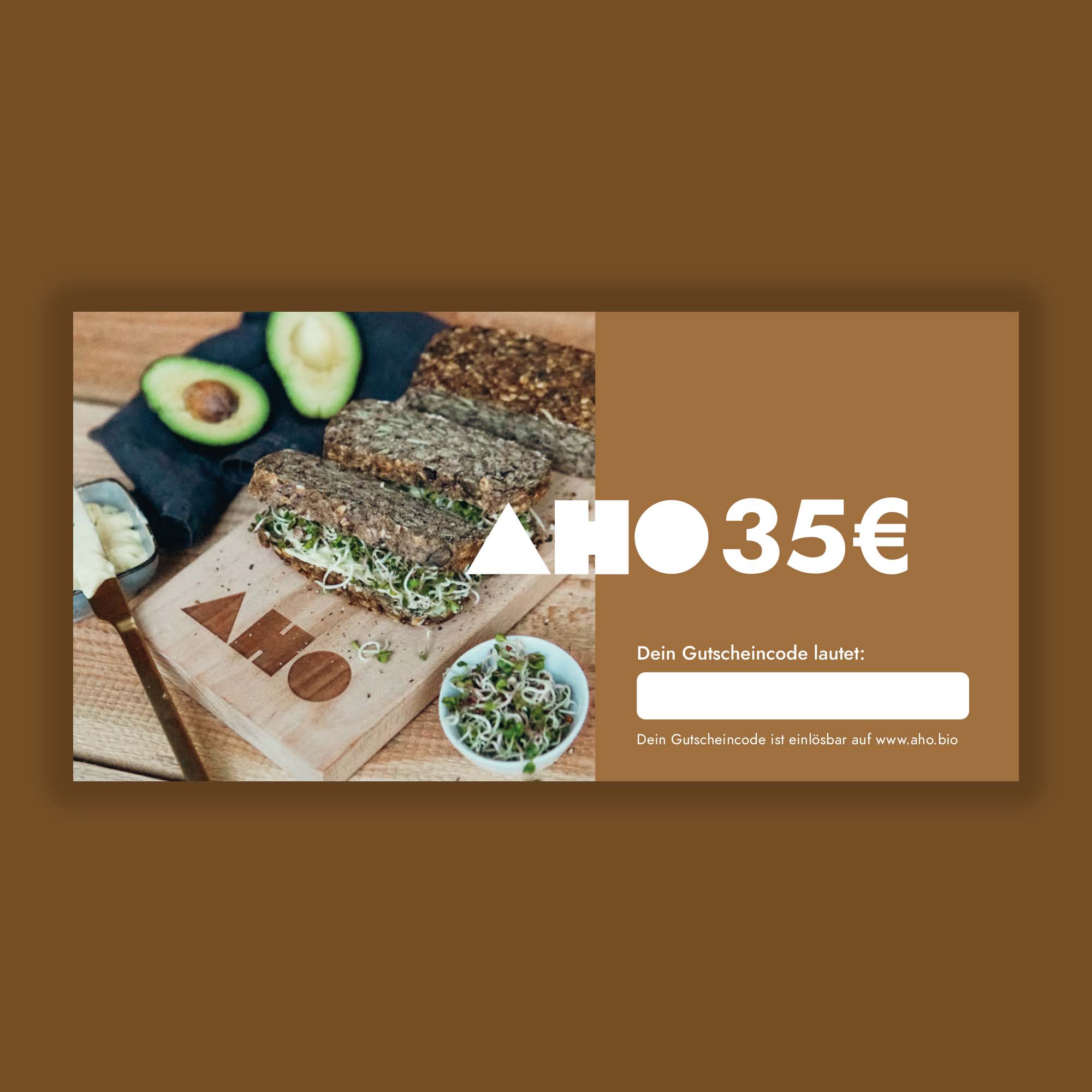 Geschenkgutschein Geschenkgutschein AHO.BIO GmbH 35,00 €