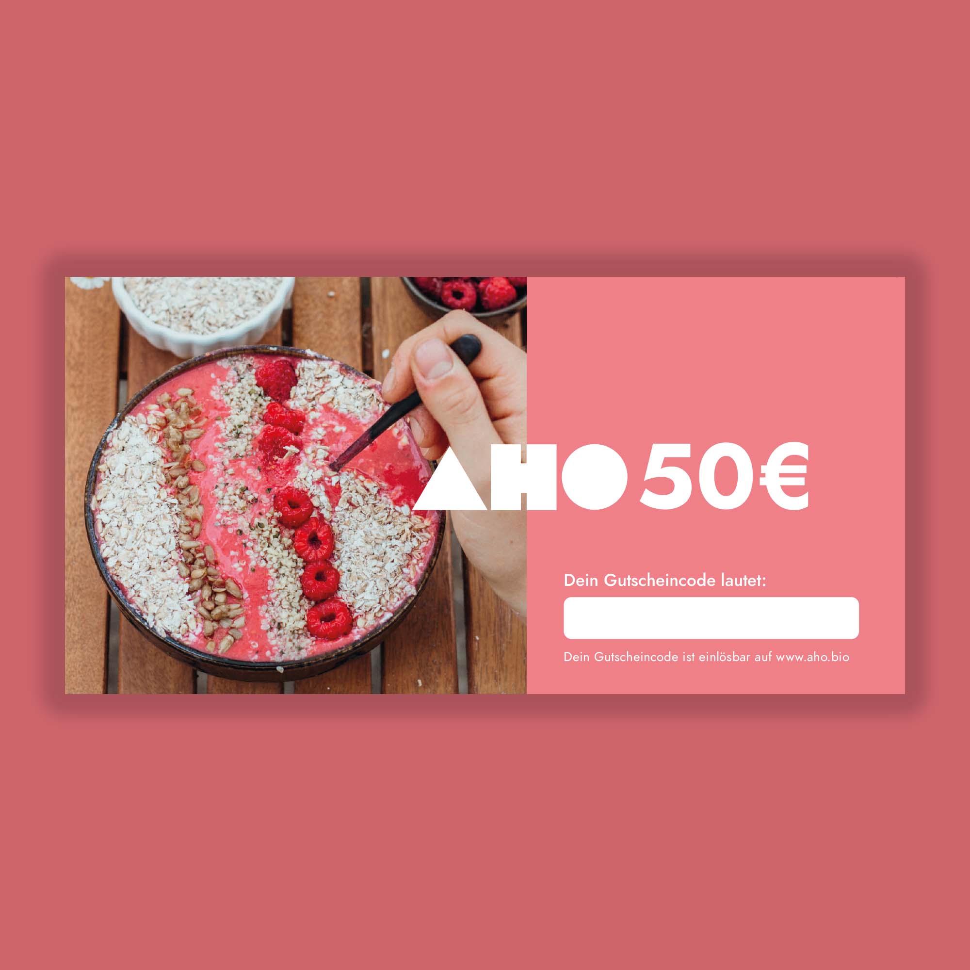 Geschenkgutschein Geschenkgutschein AHO.BIO GmbH 50,00 €