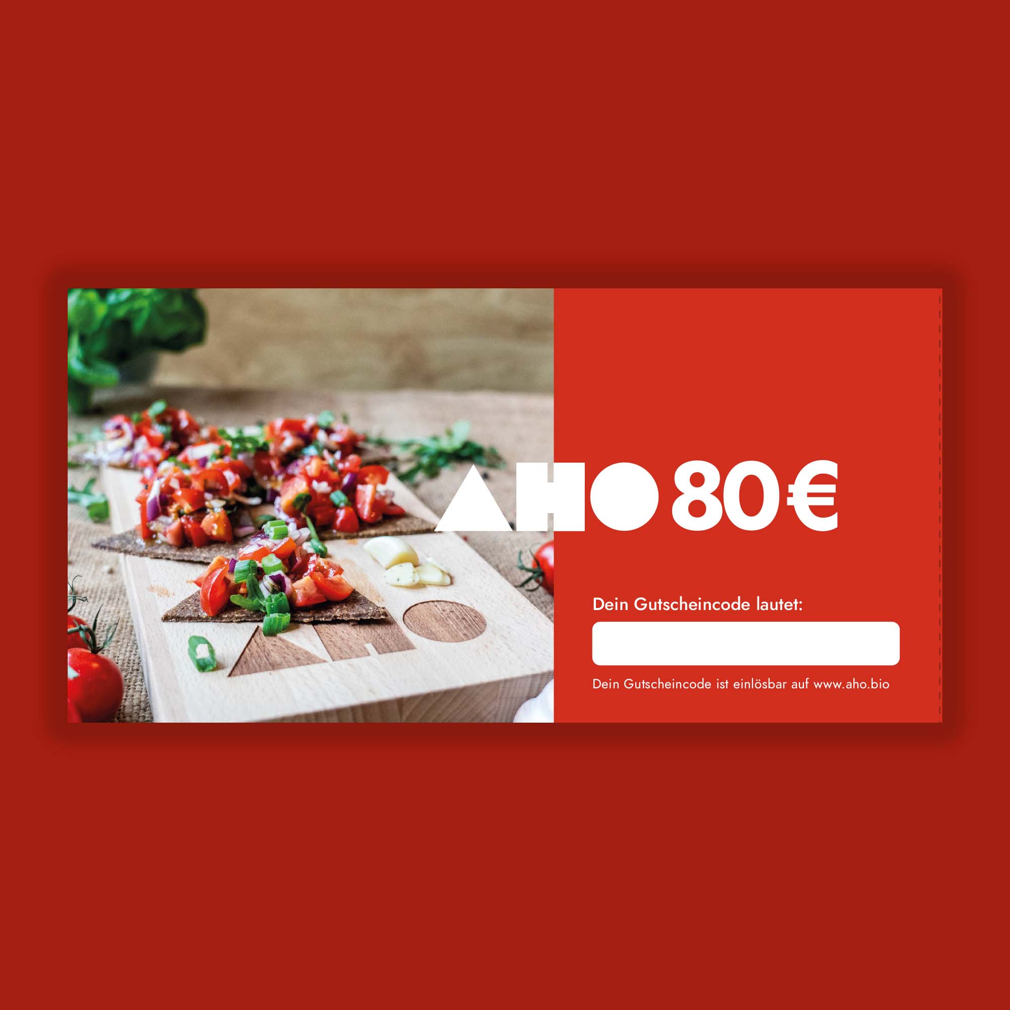 Geschenkgutschein Geschenkgutschein AHO.BIO GmbH 80,00 €