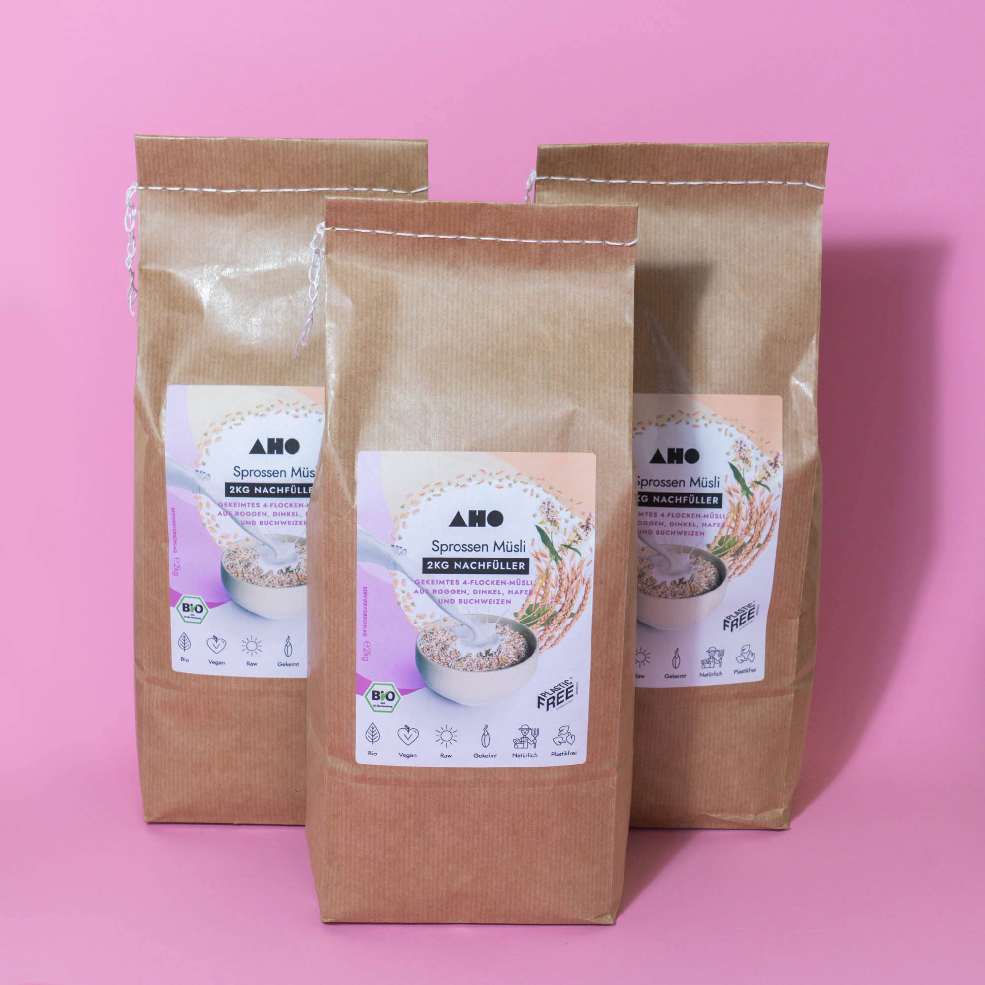 AHO Sprossen Müsli Getreide AHO.BIO GmbH 6kg Vorrat