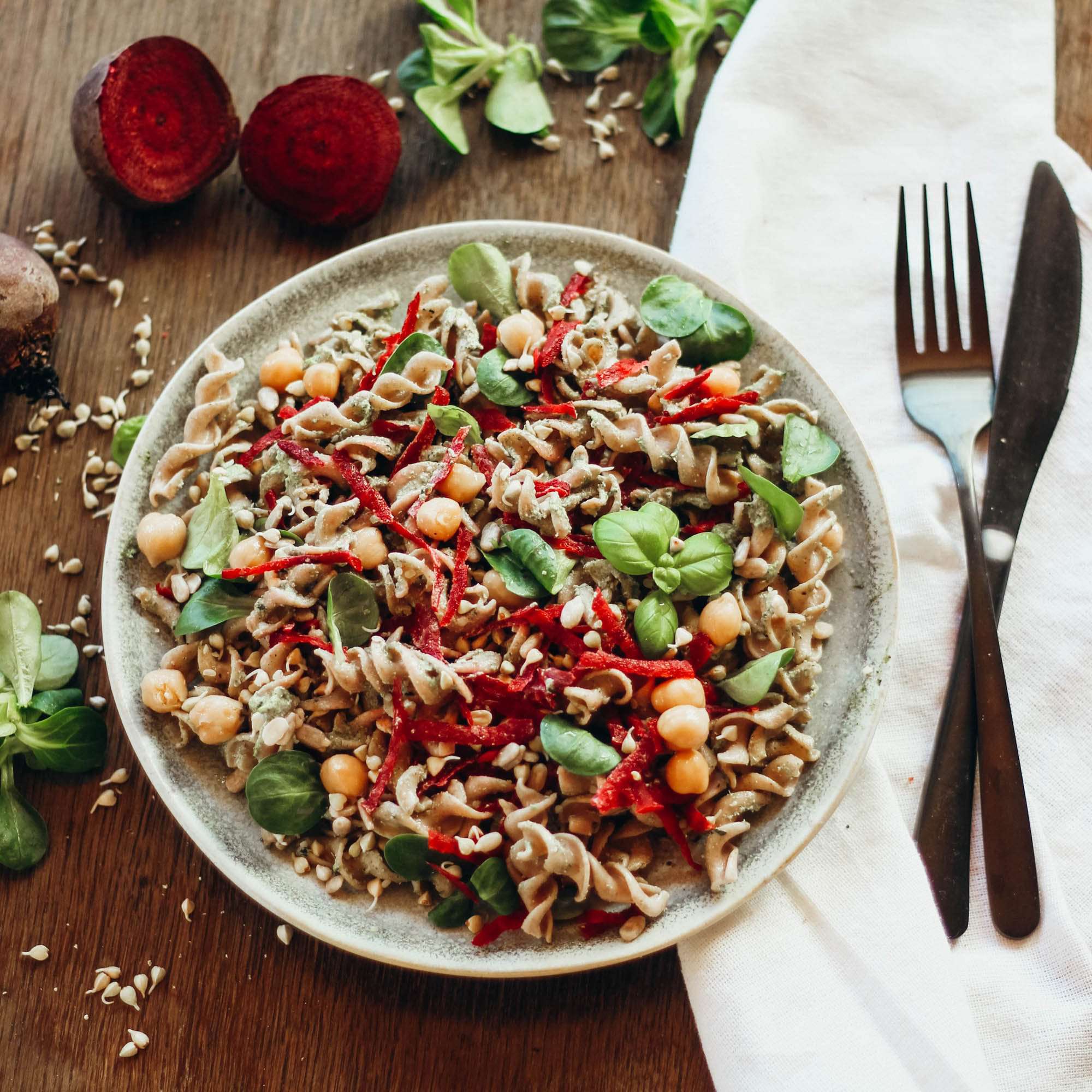 AHO Buchweizensprossen Pasta Raw Vegan Pasta AHO.BIO GmbH