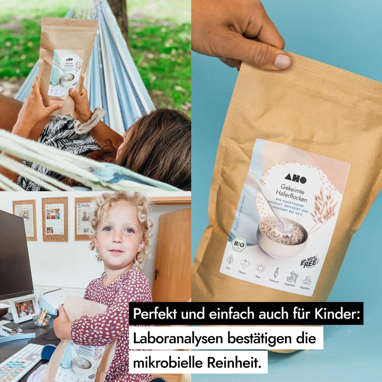 AHO Gekeimte Haferflocken Getreide AHO.BIO GmbH