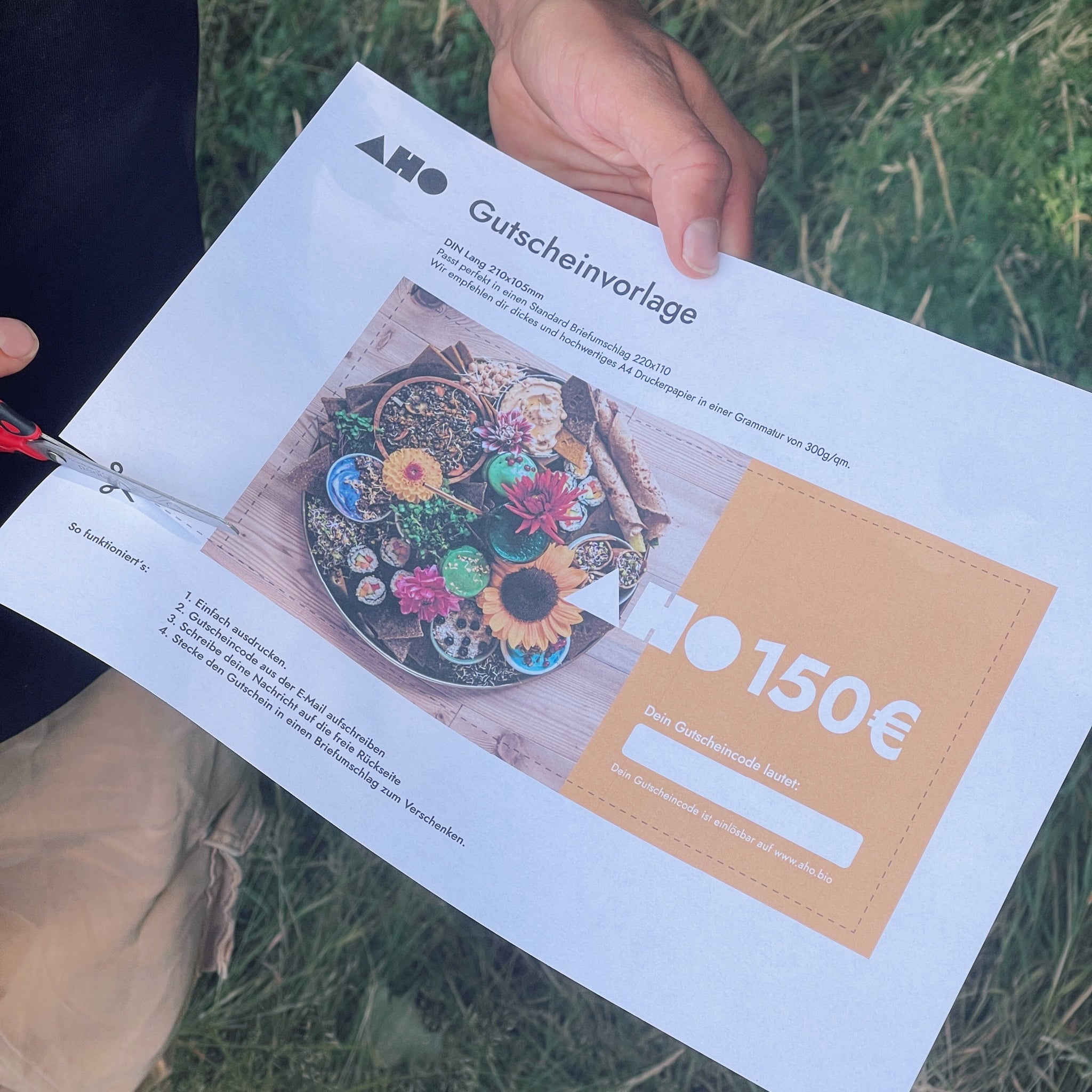 Geschenkgutschein Geschenkgutschein AHO.BIO GmbH