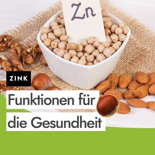 Das essentielle Spurenelement Zink: vielfältige Funktionen für die Gesundheit