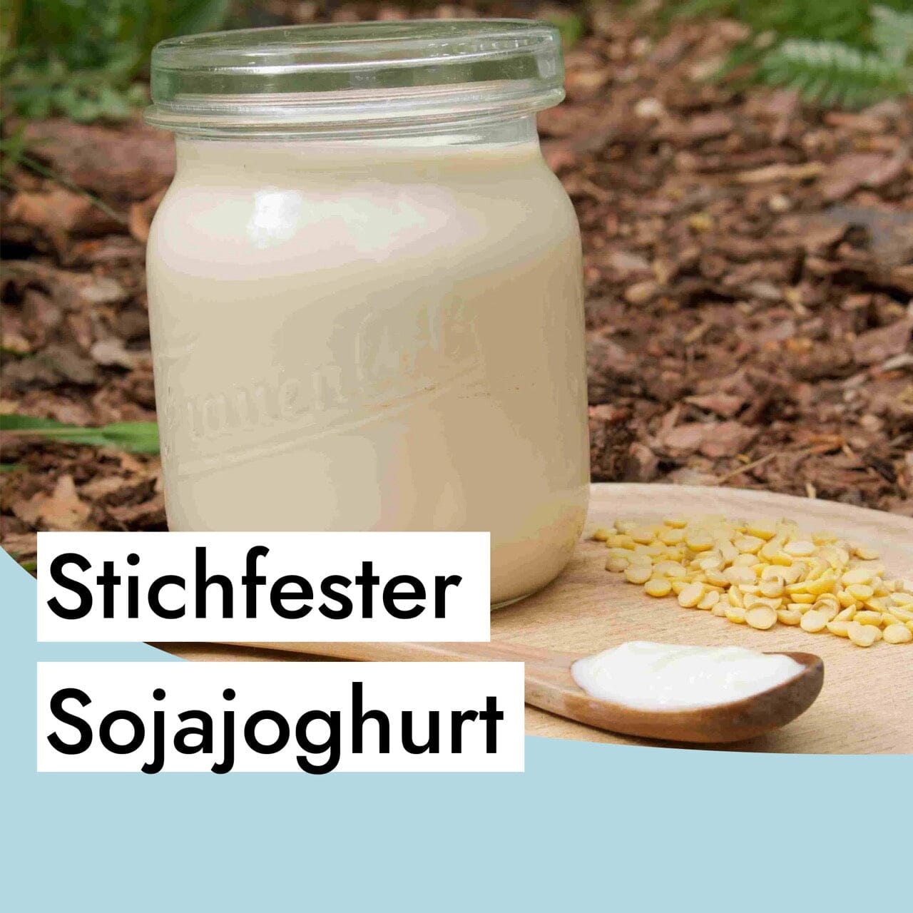 Stichfesten Sojajoghurt in einer Minute selber machen