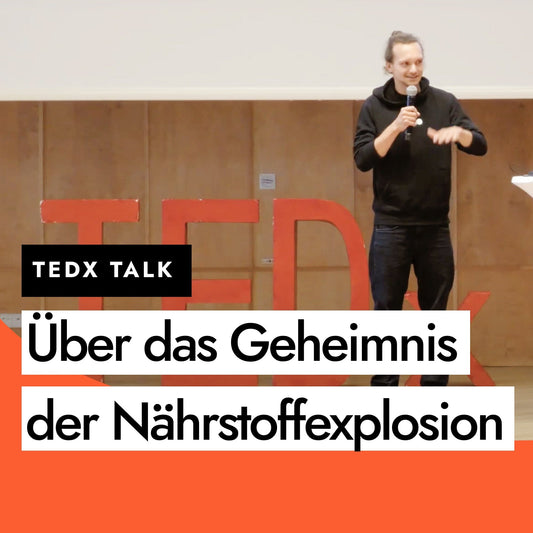 TEDx Vortrag über "Das Geheimnis der Nährstoffexplosion" an der Universität Mannheim