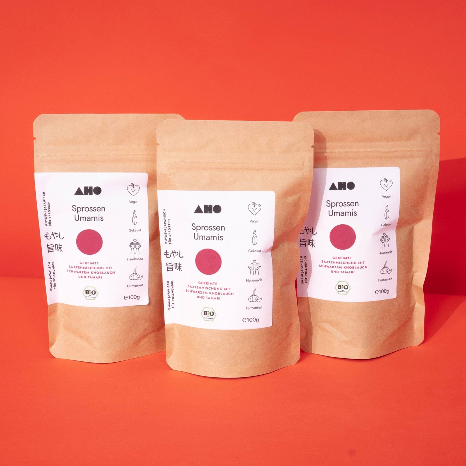 AHO Sprossen Umamis Ölsaaten AHO.BIO GmbH 300g (3 Tüten) 