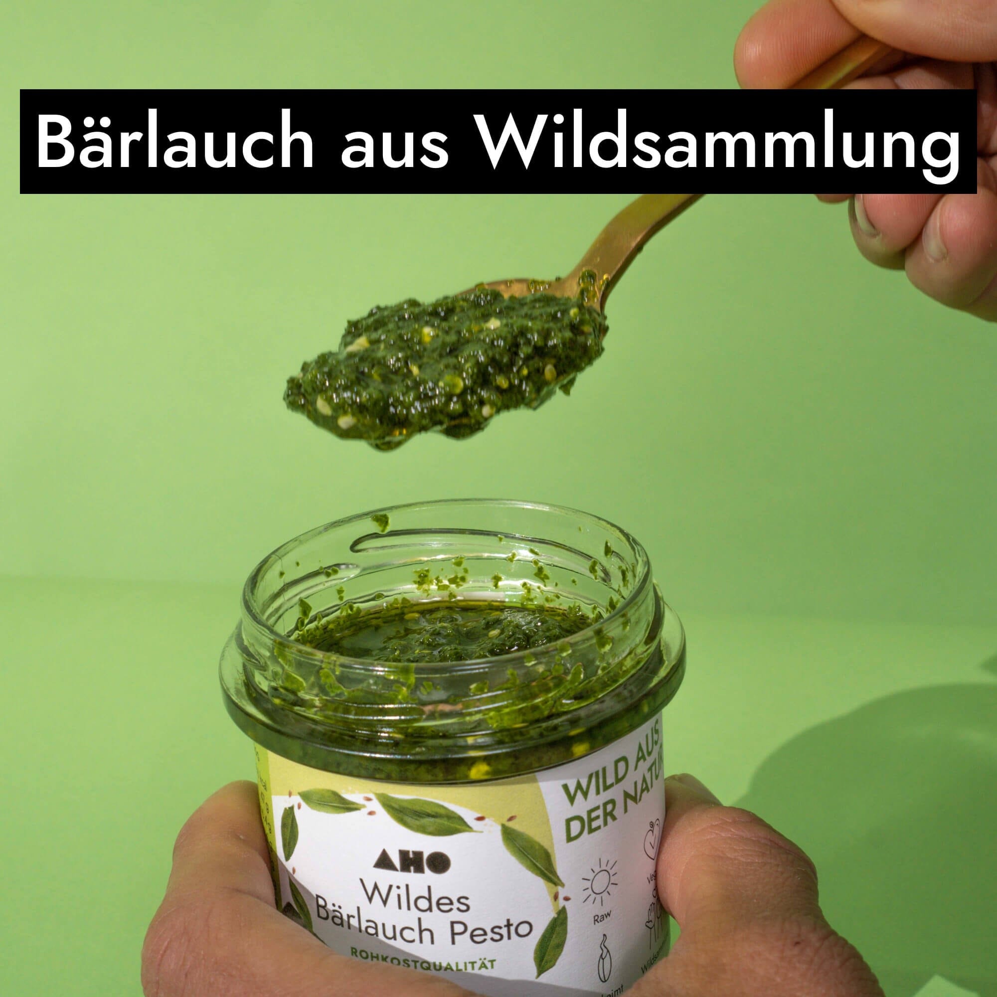 AHO Wildes Bärlauch Pesto Nüsse AHO.BIO GmbH 