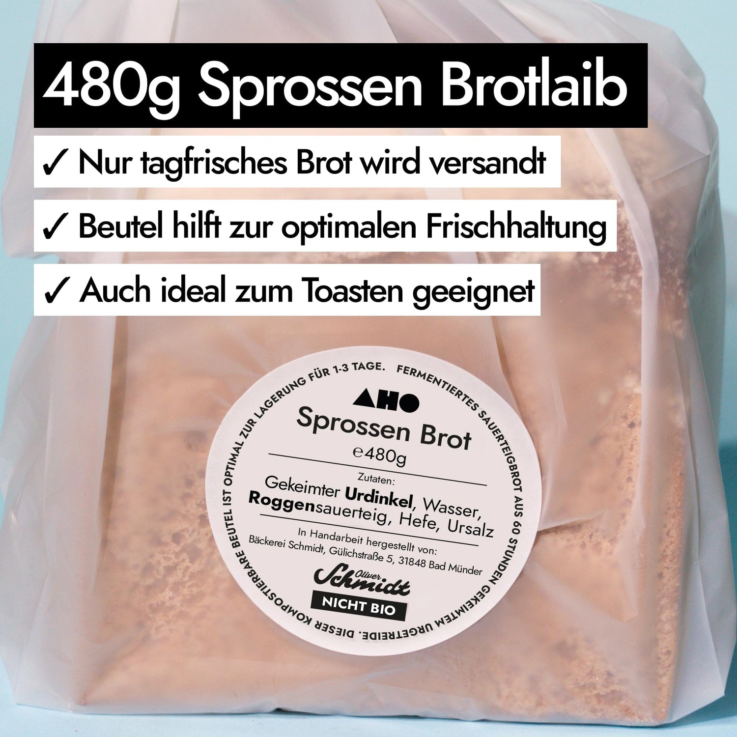 AHO Sprossen Brot Getreide AHO.BIO GmbH 