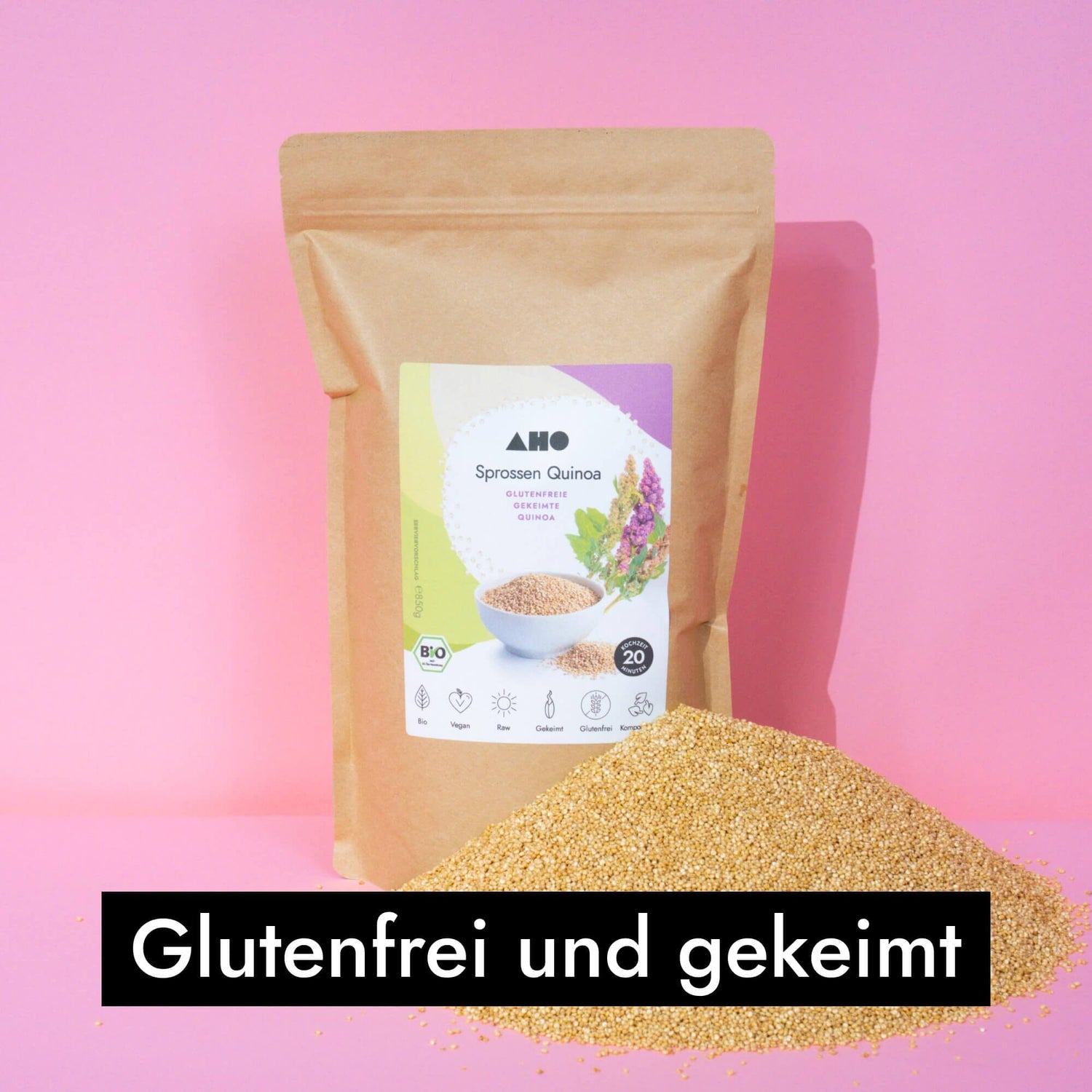 AHO Sprossen Quinoa Getreide AHO.BIO GmbH 