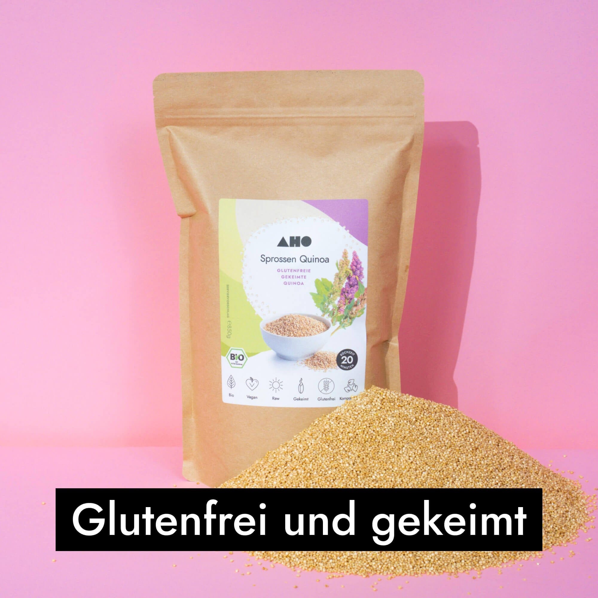 AHO Sprossen Quinoa Getreide AHO.BIO GmbH 