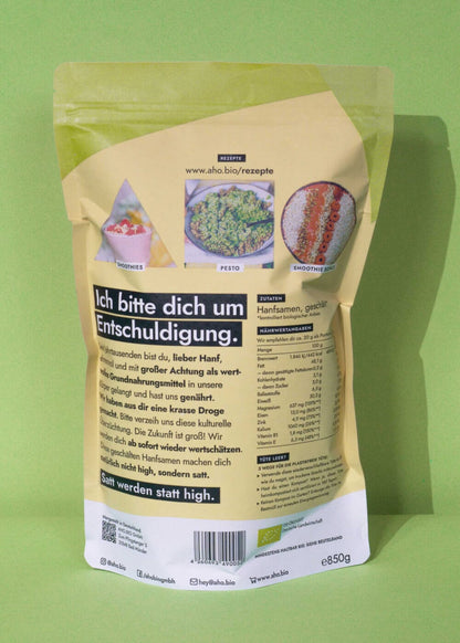 AHO Geschälte Hanfsamen Ölsaaten AHO.BIO GmbH 