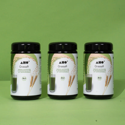 AHO Grassaft Getränke AHO.BIO GmbH 600g (3 Gläser) 