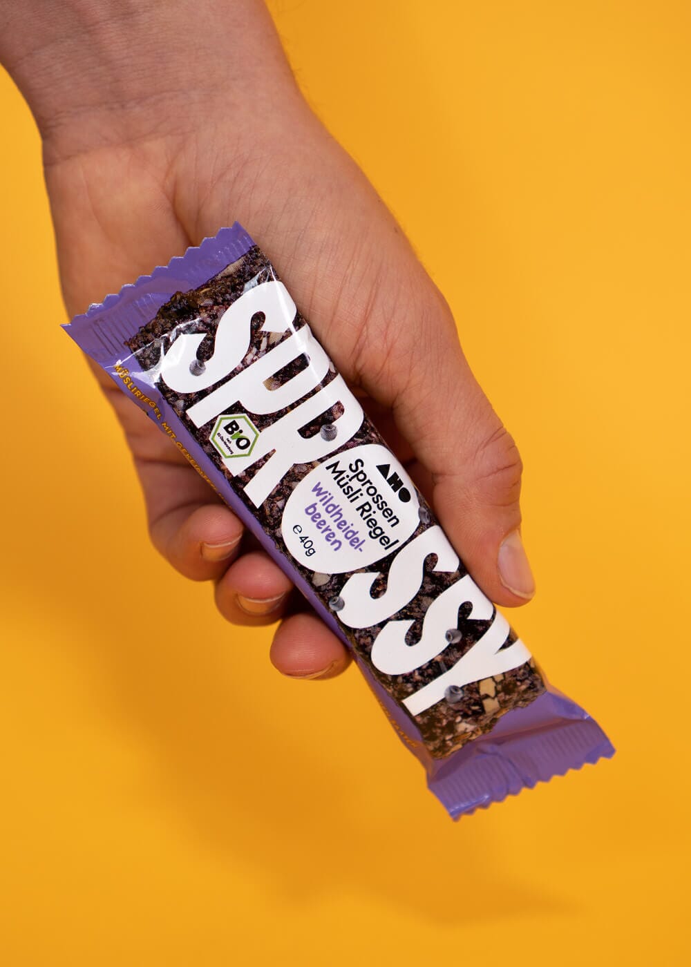 AHO SPROSSY Sprossen Müsliriegel Getreide AHO.BIO GmbH 40g Riegel 