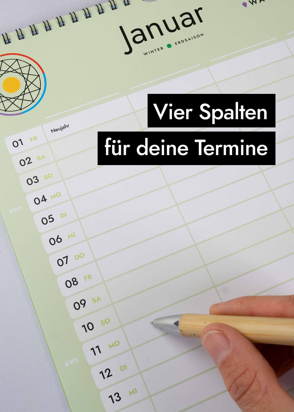 AHO Kalender 2027 Printmedien AHO.BIO GmbH 