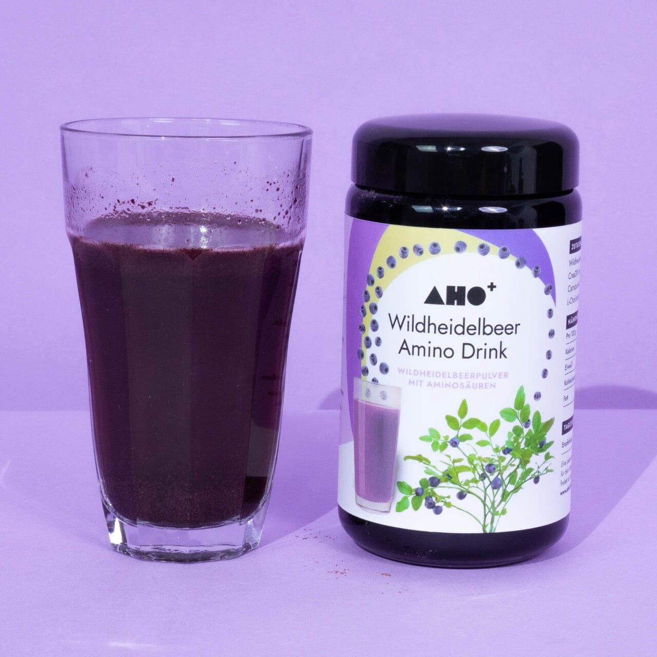 AHO Wildheidelbeer Amino Drink Nahrungsergänzung AHO.BIO GmbH 171 g Glas 