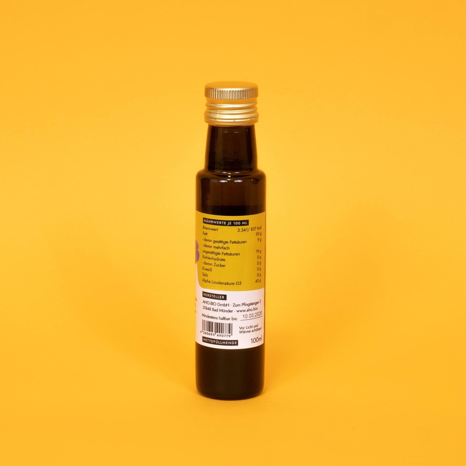 AHO Omega 3 Öl Nahrungsergänzung AHO.BIO GmbH 