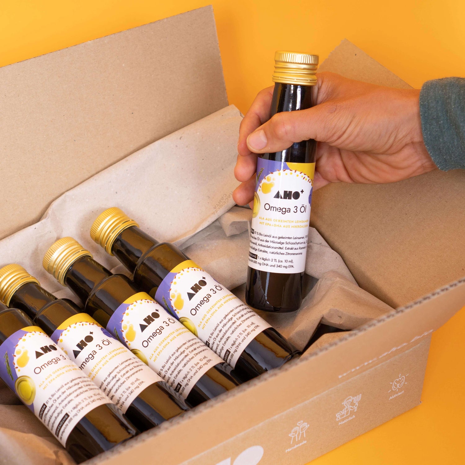 AHO Omega 3 Öl Nahrungsergänzung AHO.BIO GmbH 