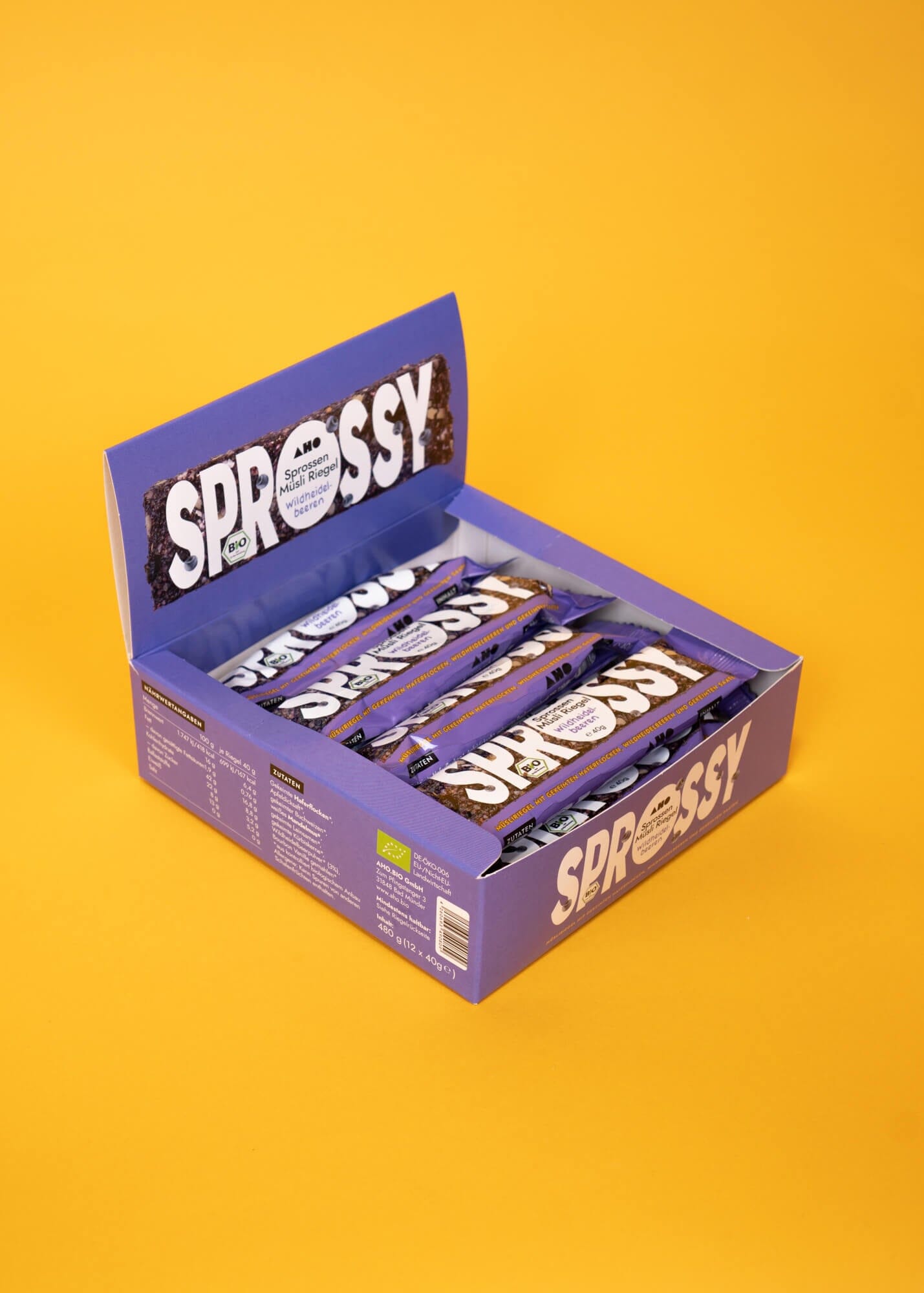 AHO Sprossy Müsliriegel Getreide AHO.BIO GmbH 