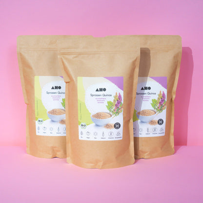 AHO Sprossen Quinoa Getreide AHO.BIO GmbH 2,55kg (3 Tüten) 