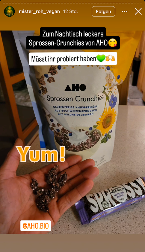 UGC AHO Crunchies Yum