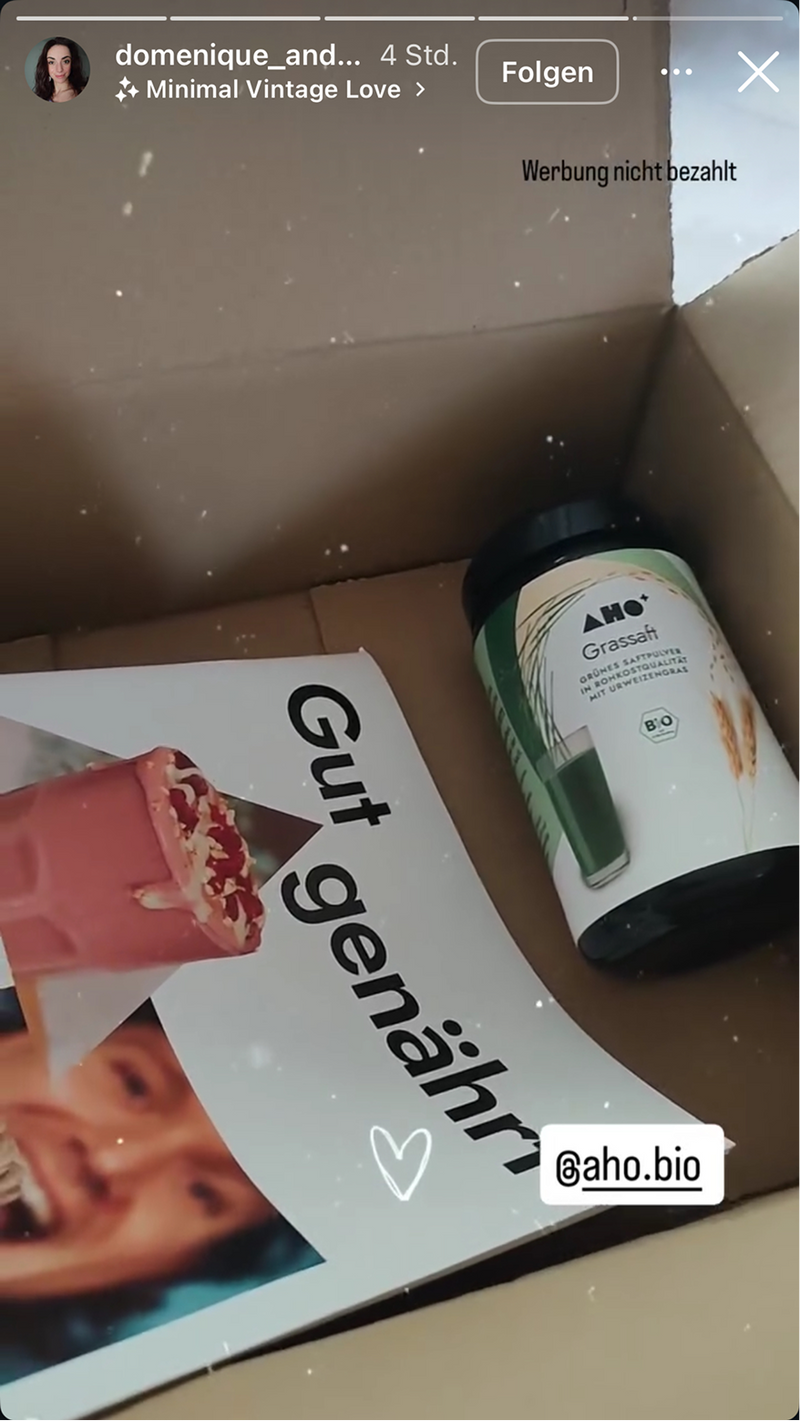 UGC AHO Grassaft in Paket mit Katalog