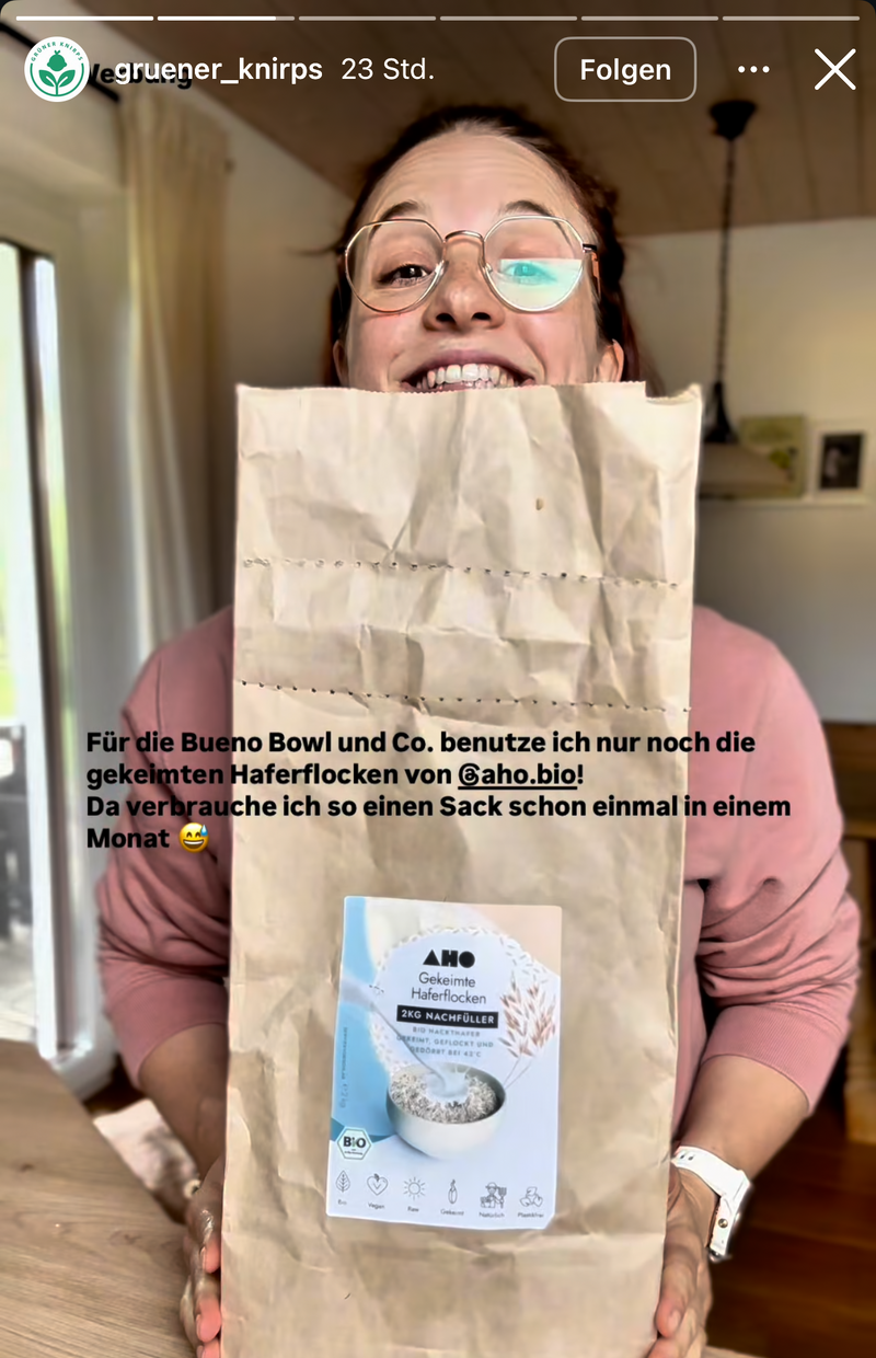 UGC AHO Haferflocken Beuno Bowl